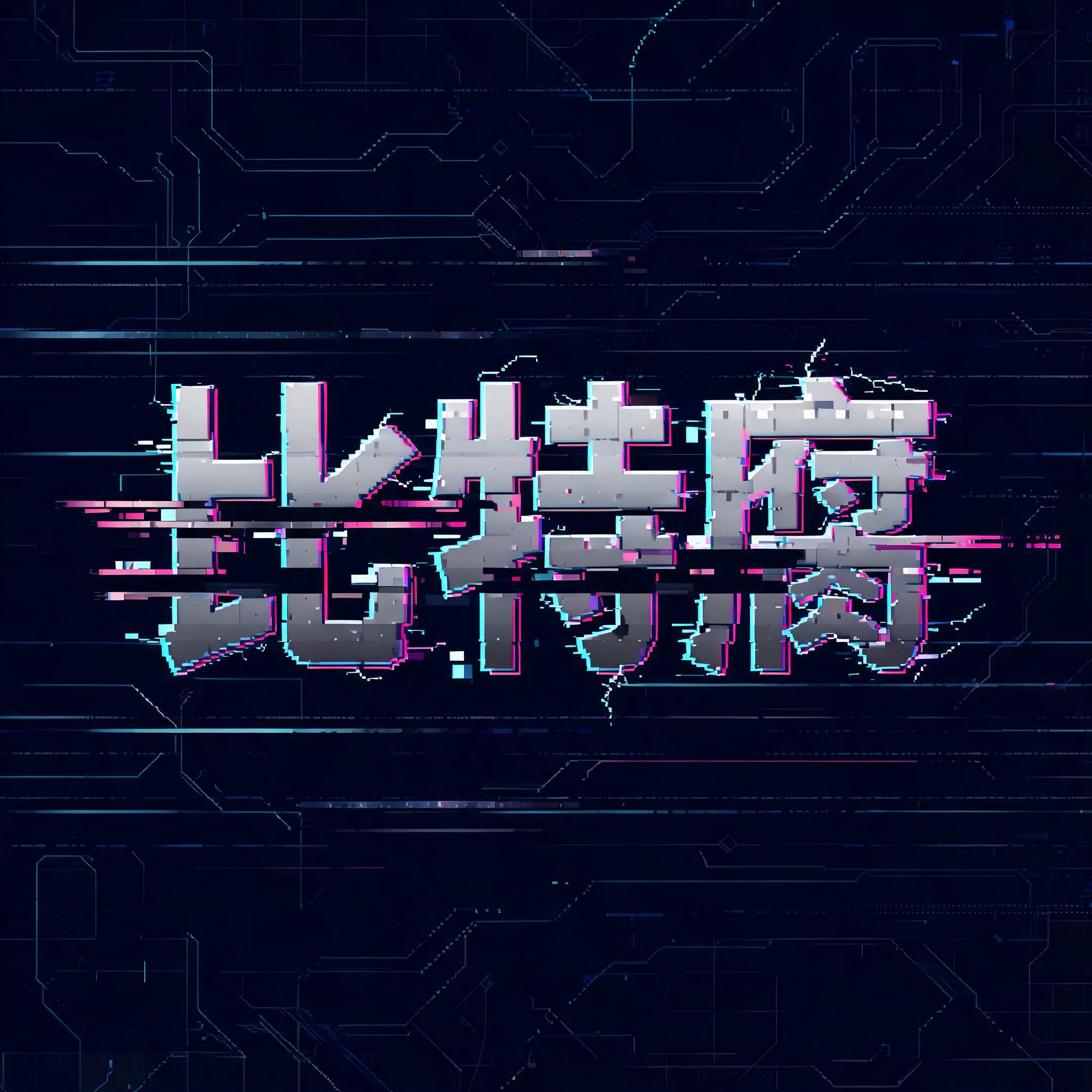 "比特腐" — Cyberpunk | AI Text Effect Generator