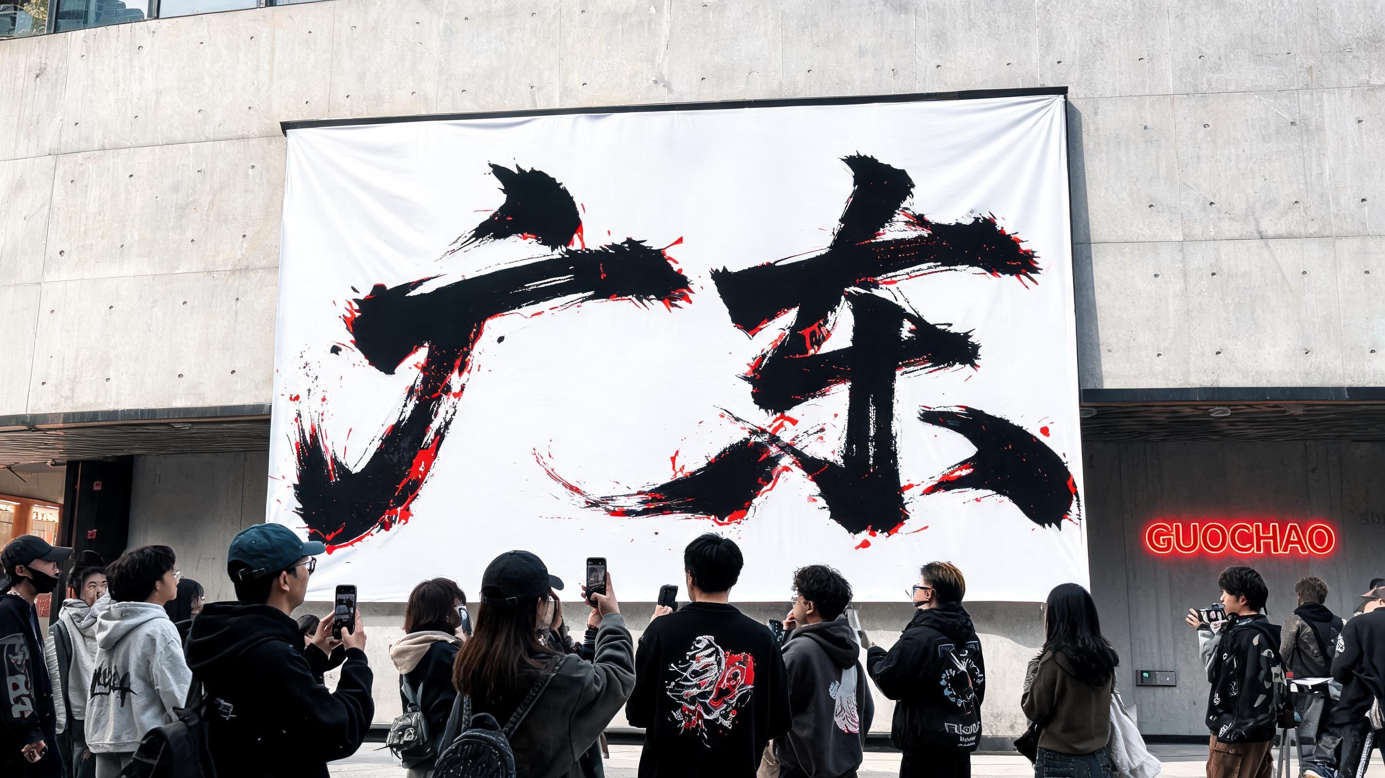 "广东" — Brush Chinese Ink | AI Text Effect Generator