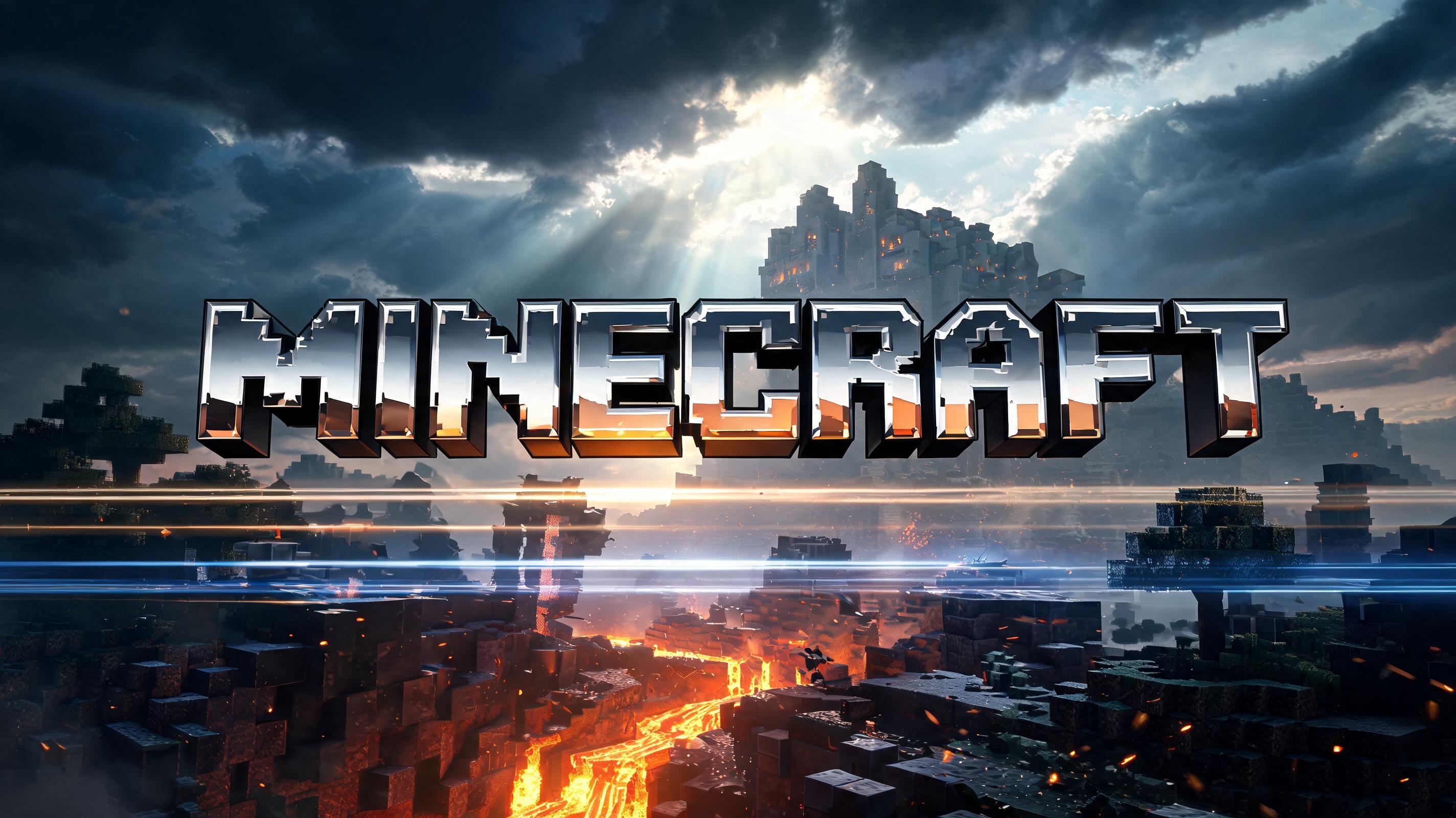 "Minecraft" — Cinematic Blockbuster text effect