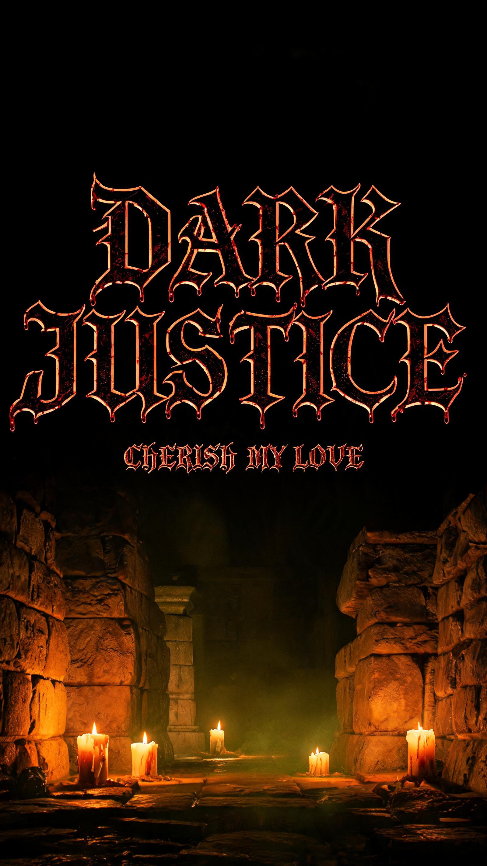 "Dark Justice - Cherish My Love" — Horror | AI Text Effect Generator