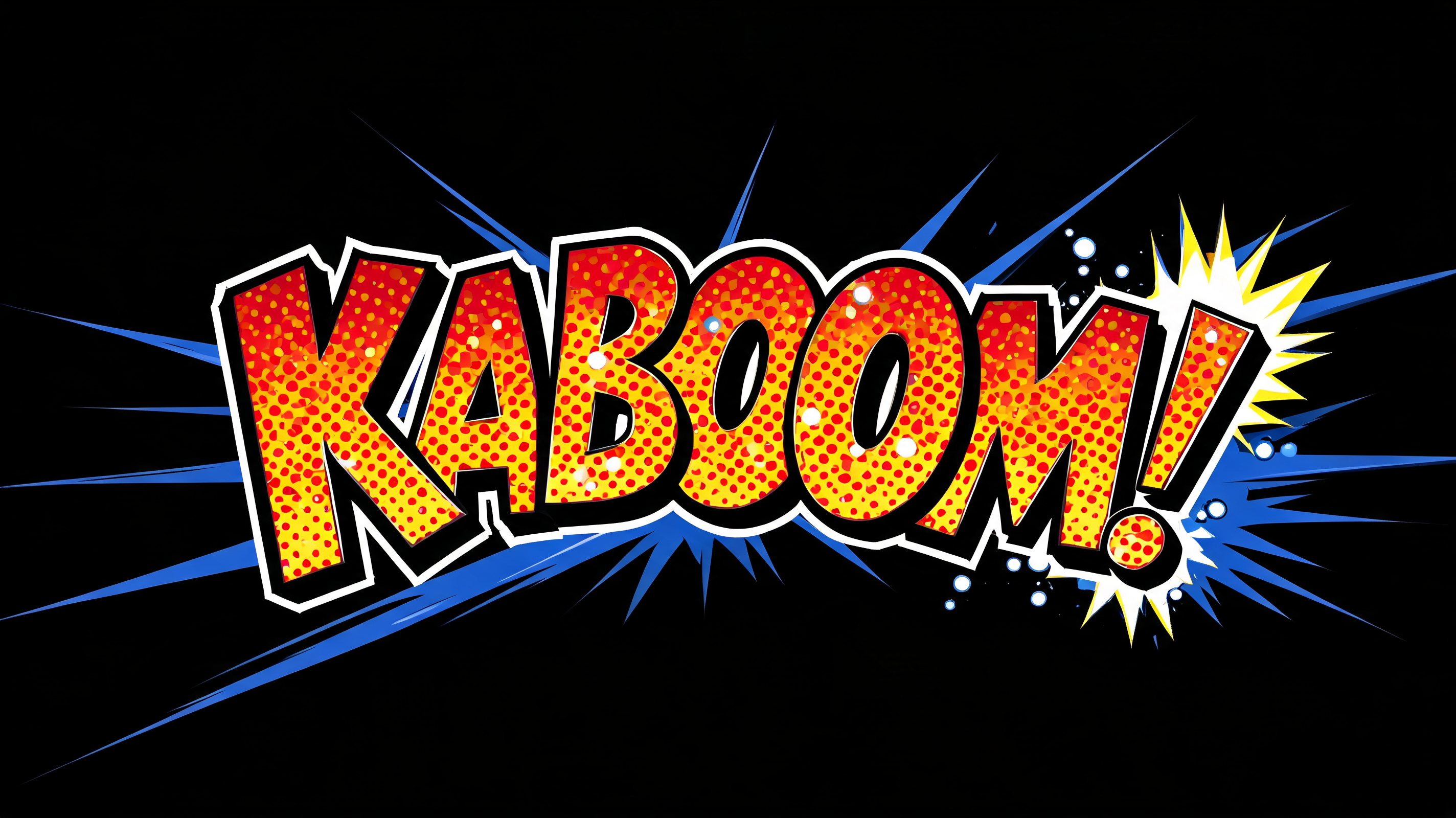 "KABOOM!" — Comic Book | AI Text Effect Generator