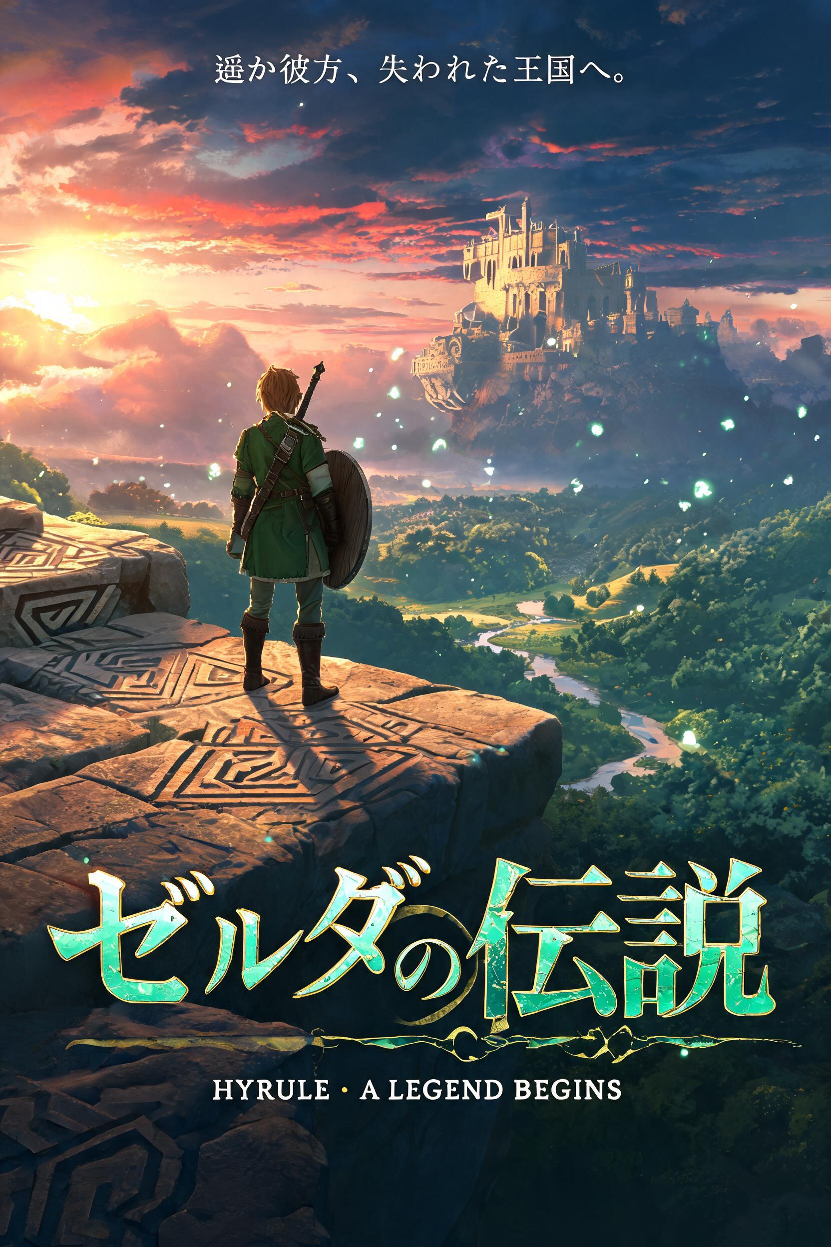 "ゼルダの伝説" — Y2k Bubbly text effect