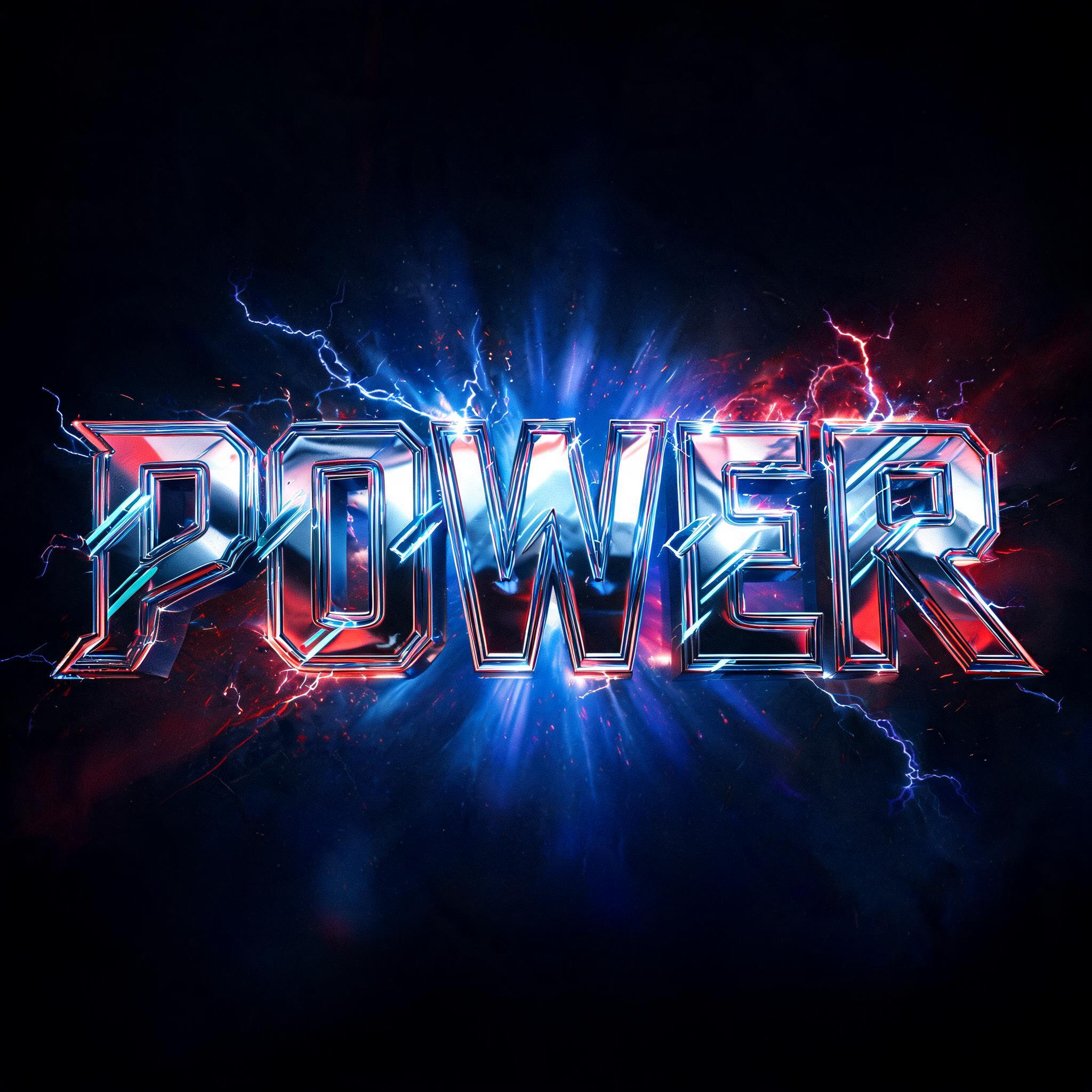 "POWER" — Superhero | AI Text Effect Generator