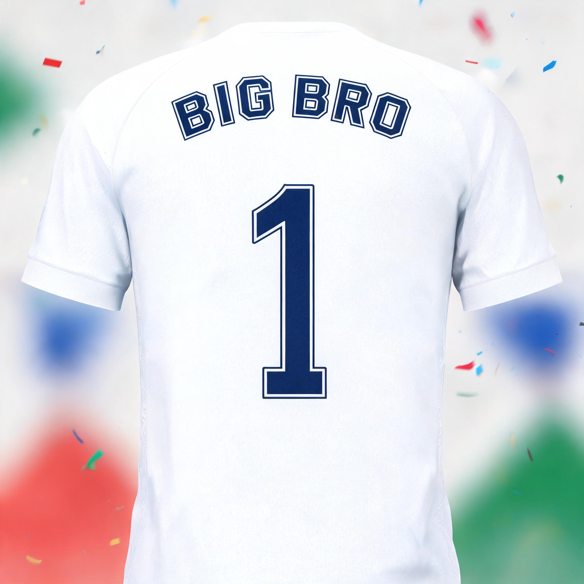 "BIG BRO
1" — Sports Football | AI Text Effect Generator