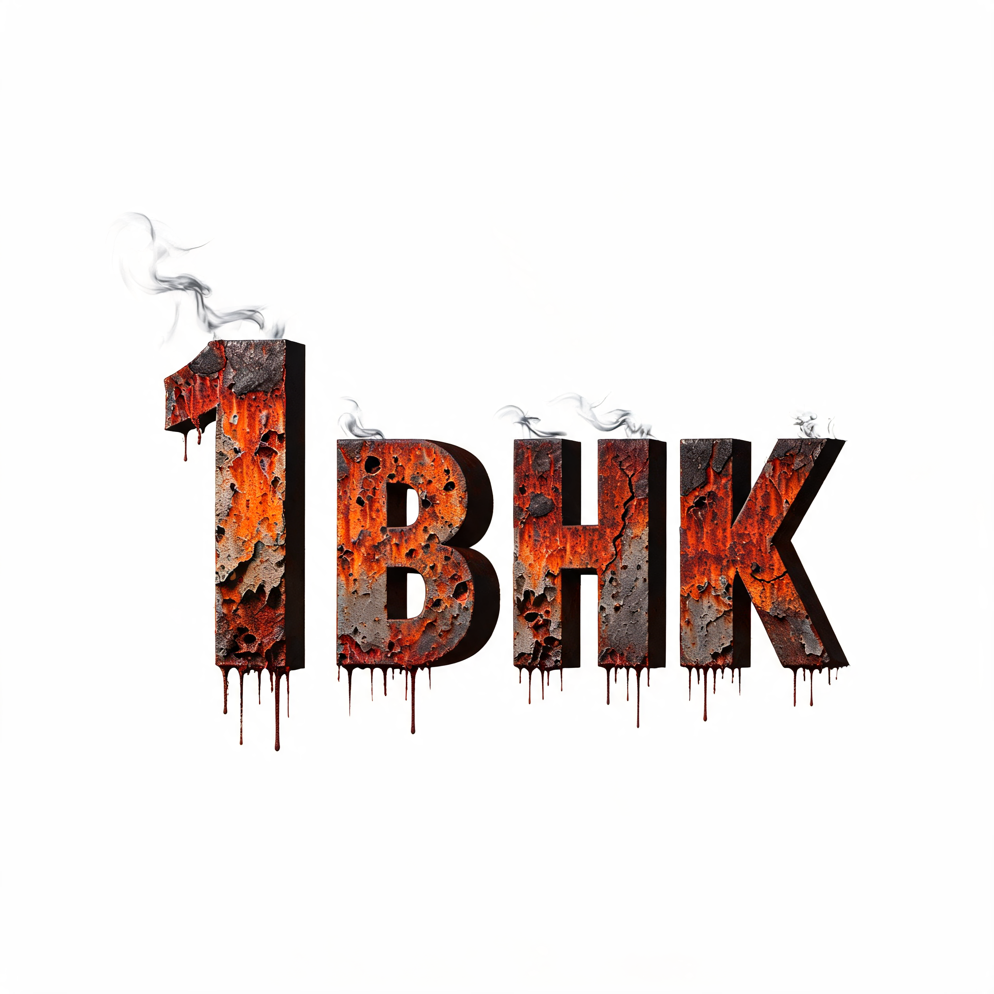 "1 BHK" — Cinematic Horror | AI Text Effect Generator