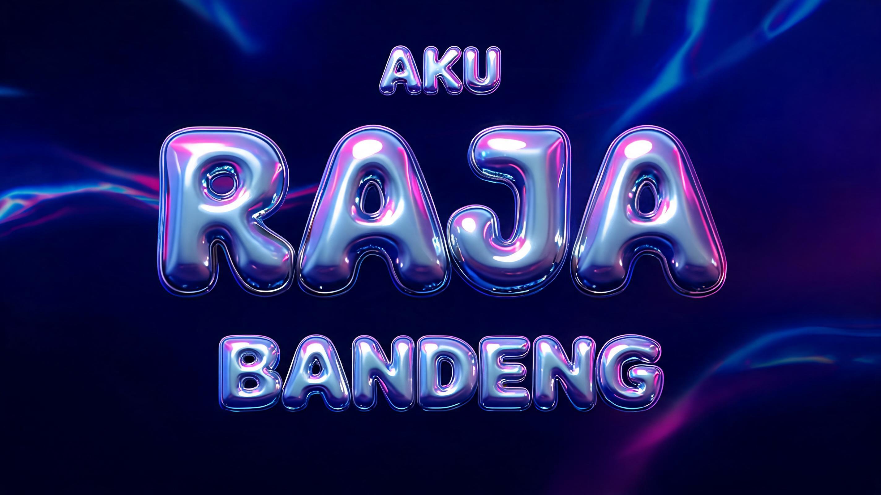 "Aku raja bandeng" — Y2k | AI Text Effect Generator