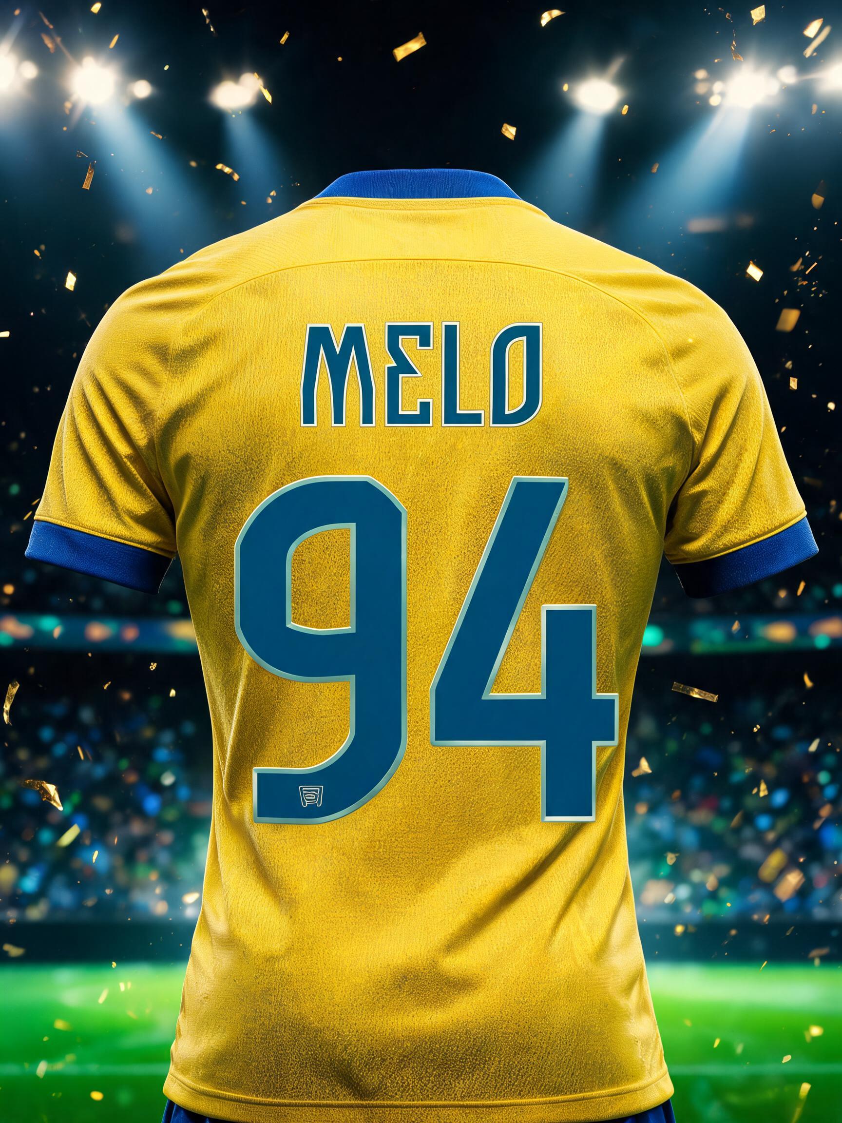 "MELO
94" — Sports Football | AI Text Effect Generator