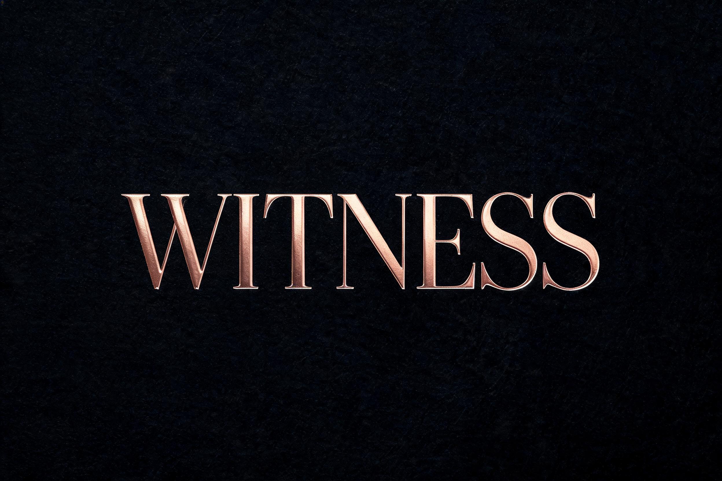 "Witness" — Elegant Script | AI Text Effect Generator