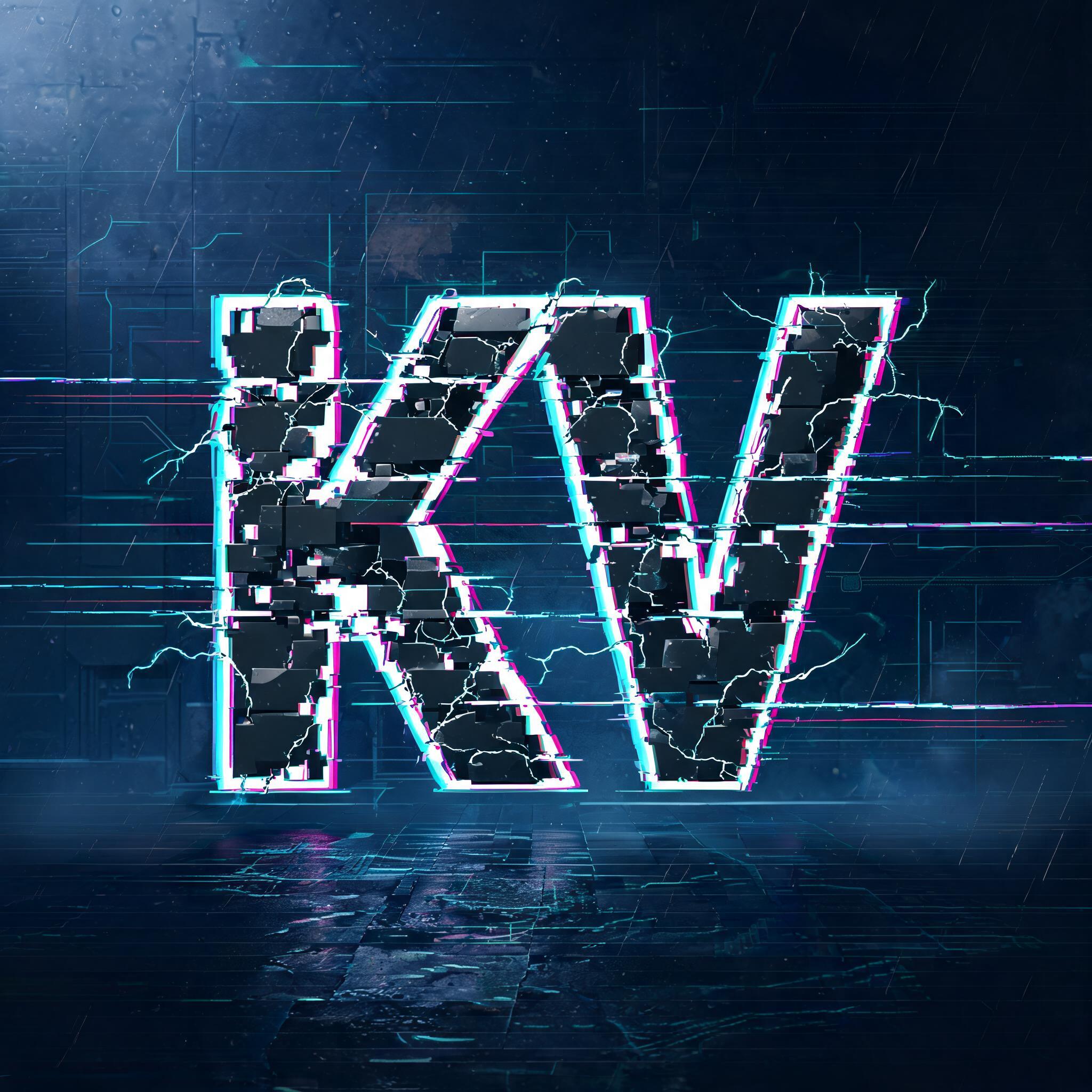 "KV" — Cyberpunk | AI Text Effect Generator