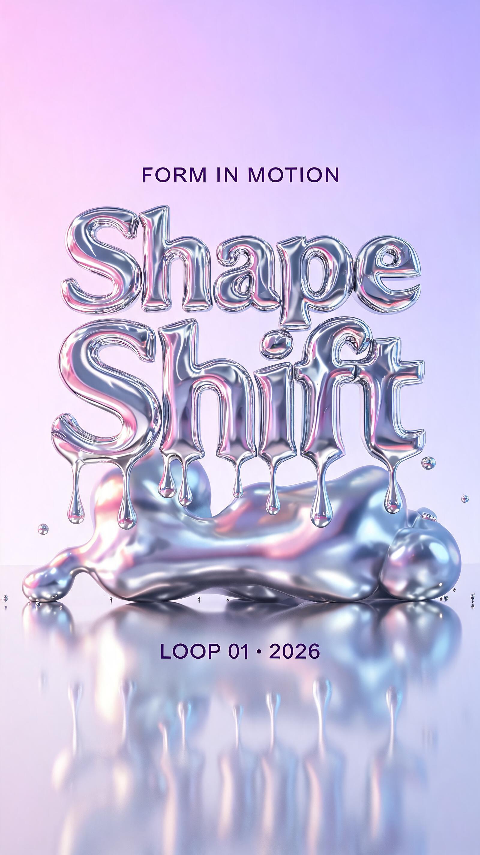 Shape Shift
FORM IN MOTION
LOOP 01 • 2026