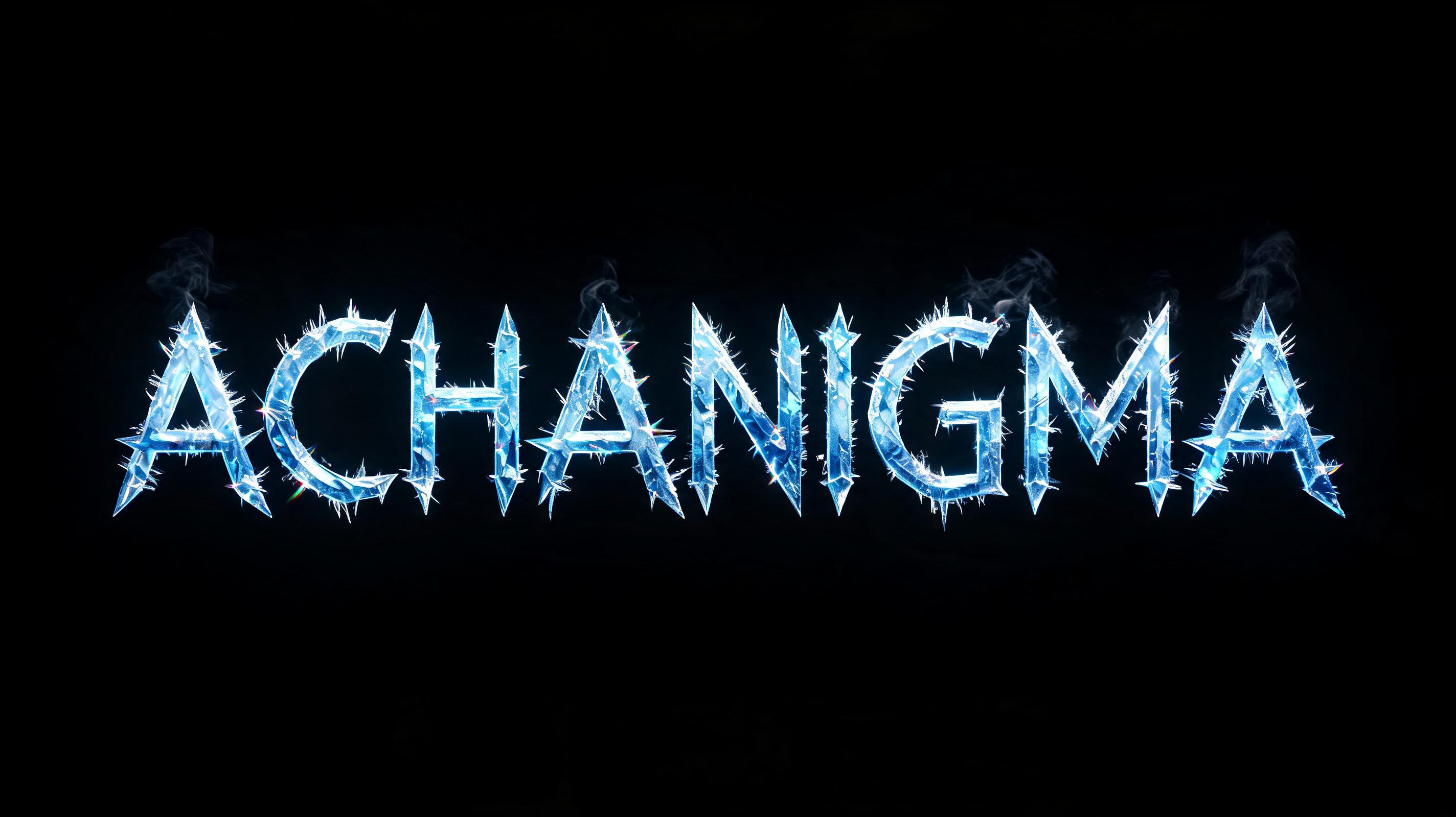 "ACHANIGMA" — Viking Runic | AI Text Effect Generator