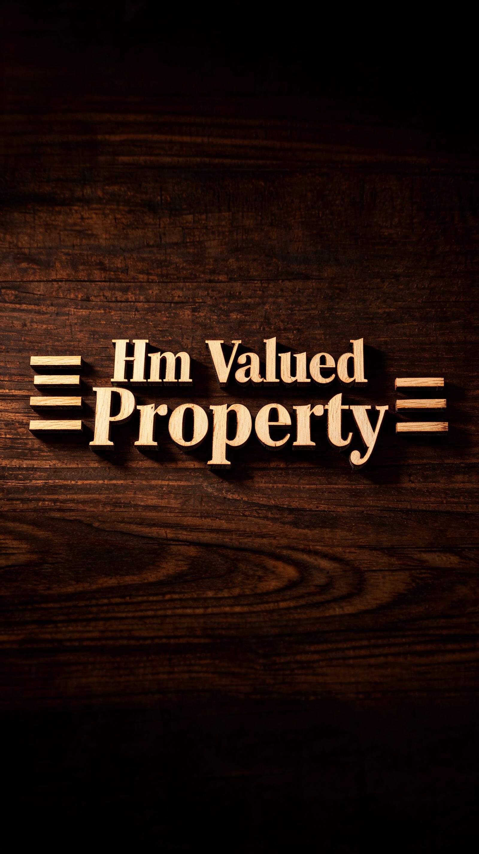 "--- Hm Valued Property ---" — Laser Cut | AI Text Effect Generator