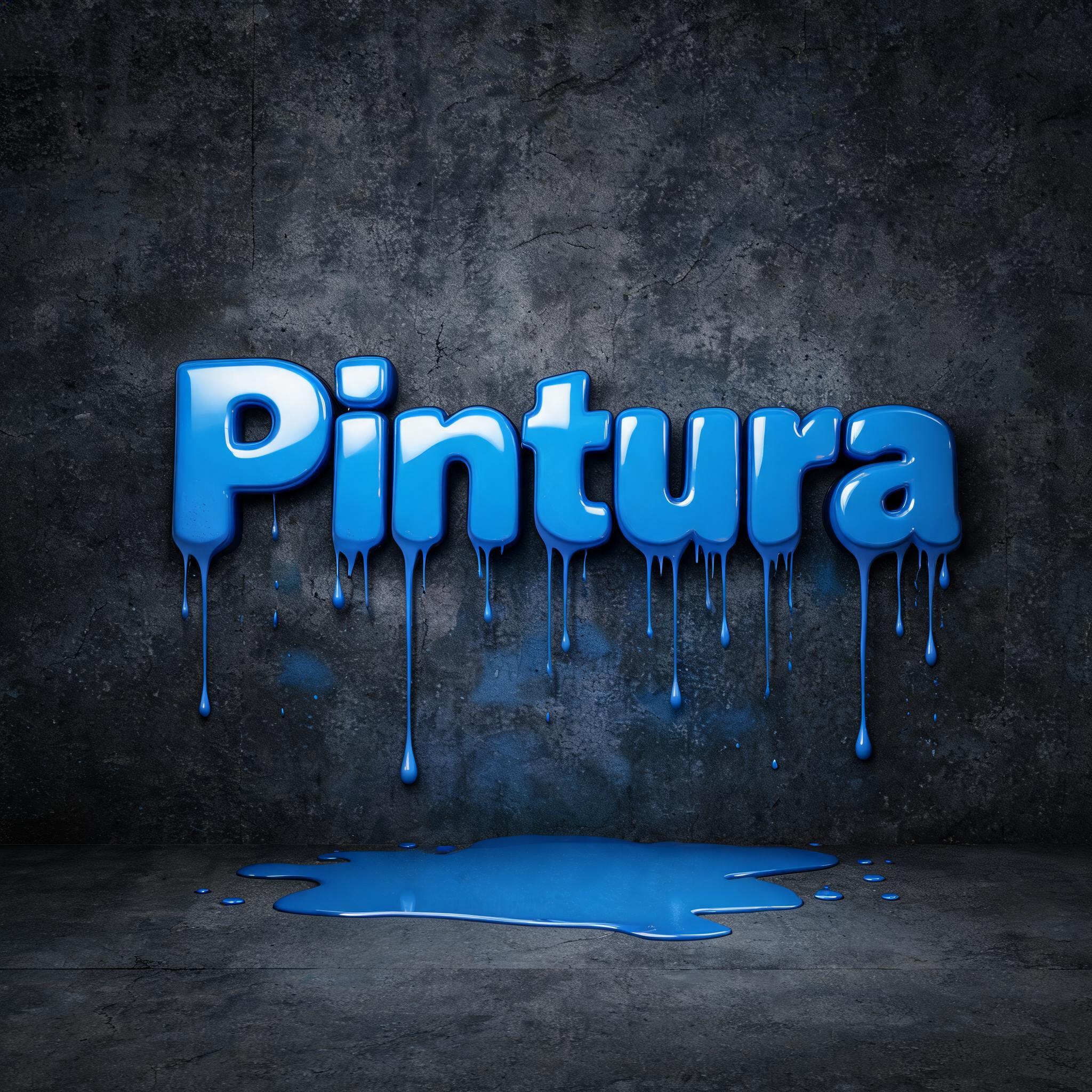 "Pintura" — Drip Font | AI Text Effect Generator