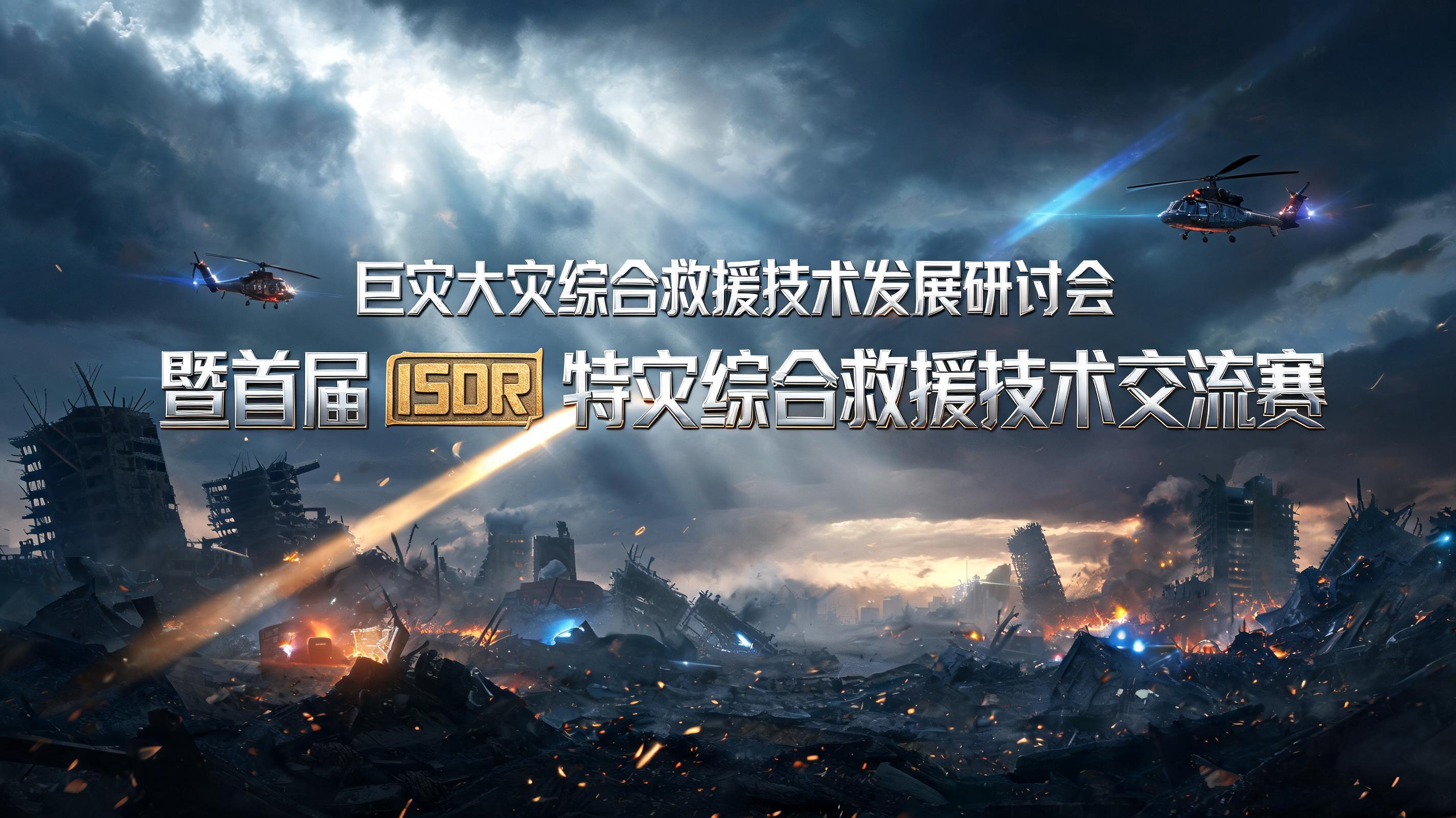"巨灾大灾综合救援技术发展研讨会
暨首届ISDR特灾综合救援技术交流赛" — Cinematic Blockbuster | AI Text Effect Generator