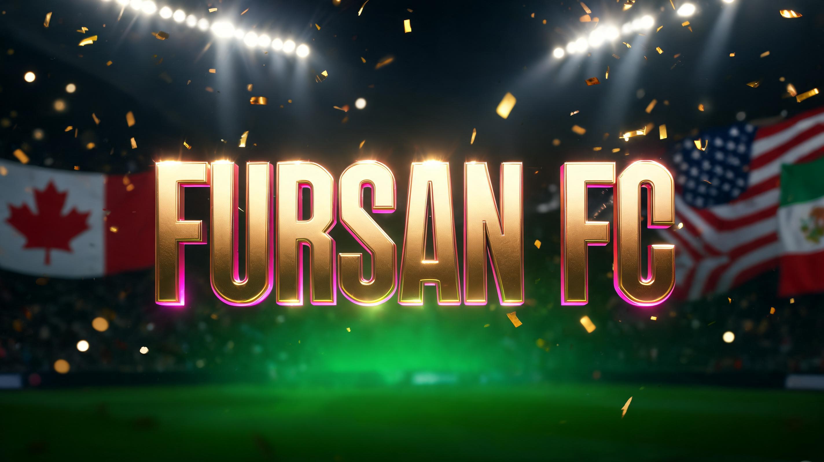 "FURSAN FC" — Sports Football | AI Text Effect Generator