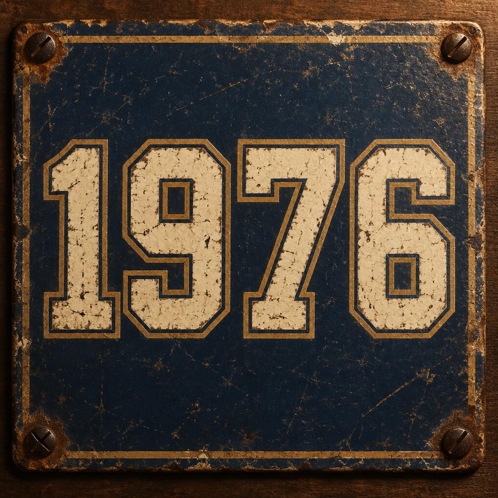 "1976" — Vintage | AI Text Effect Generator