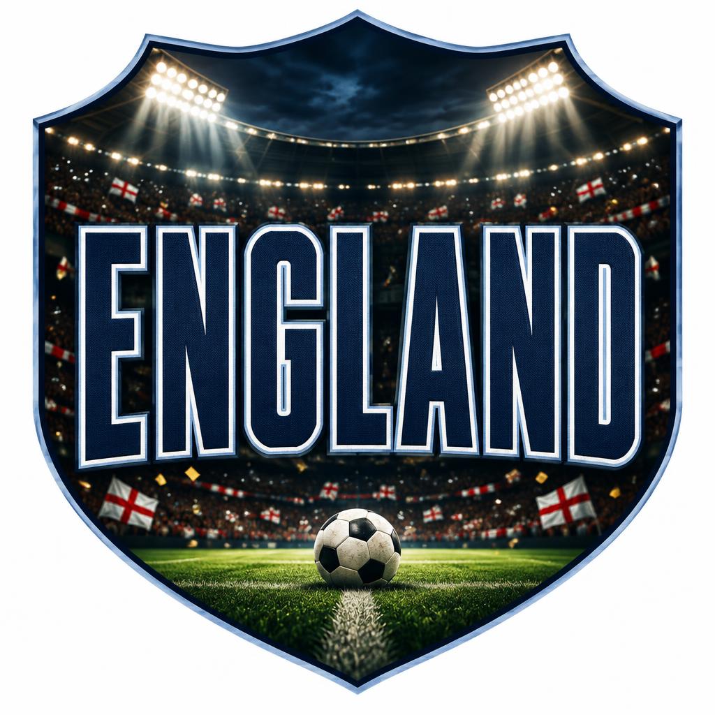 "ENGLAND" — Sports Football | AI Text Effect Generator