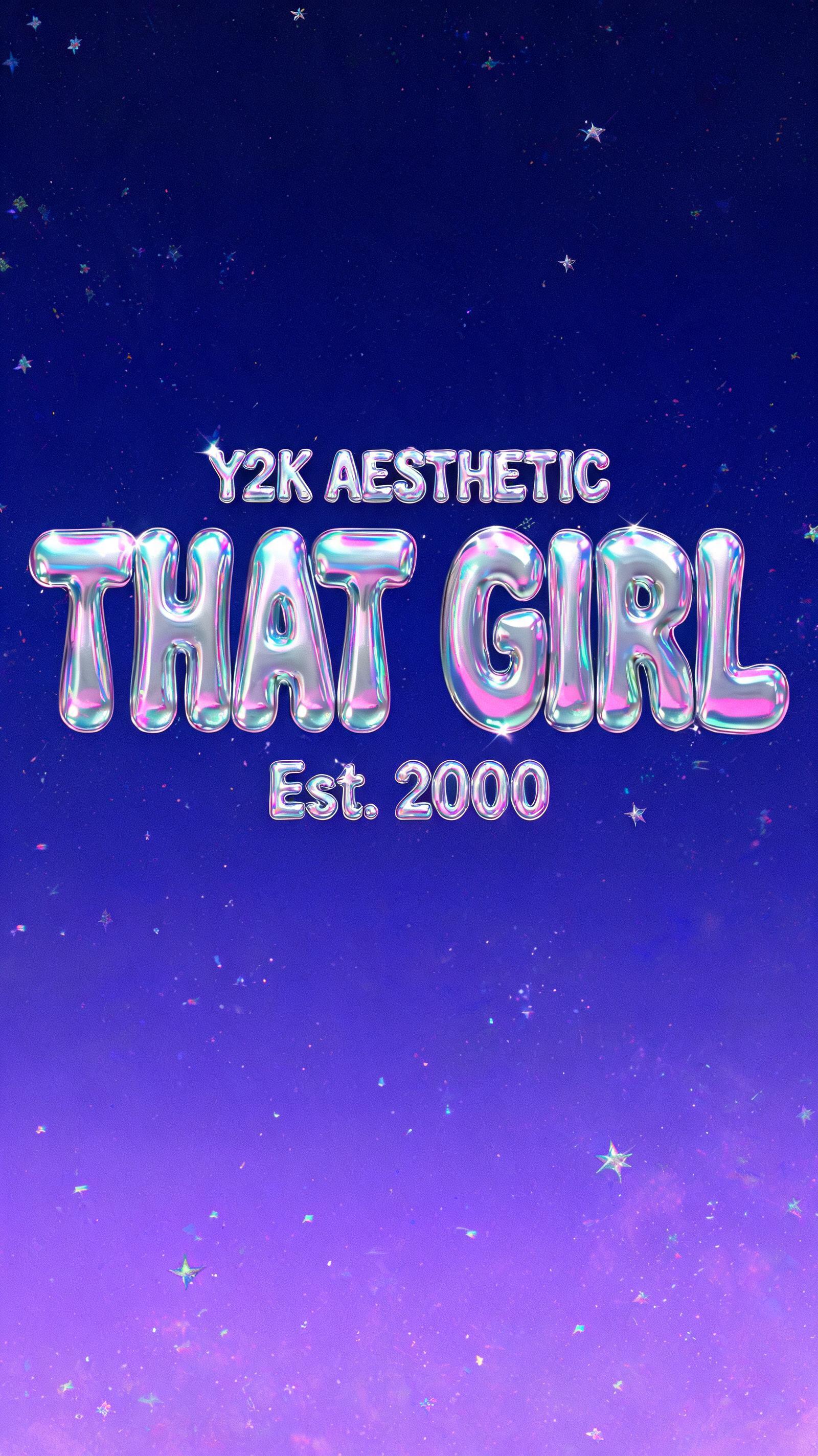 "Y2K AESTHETIC
THAT GIRL
Est. 2000" — Y2k | AI Text Effect Generator