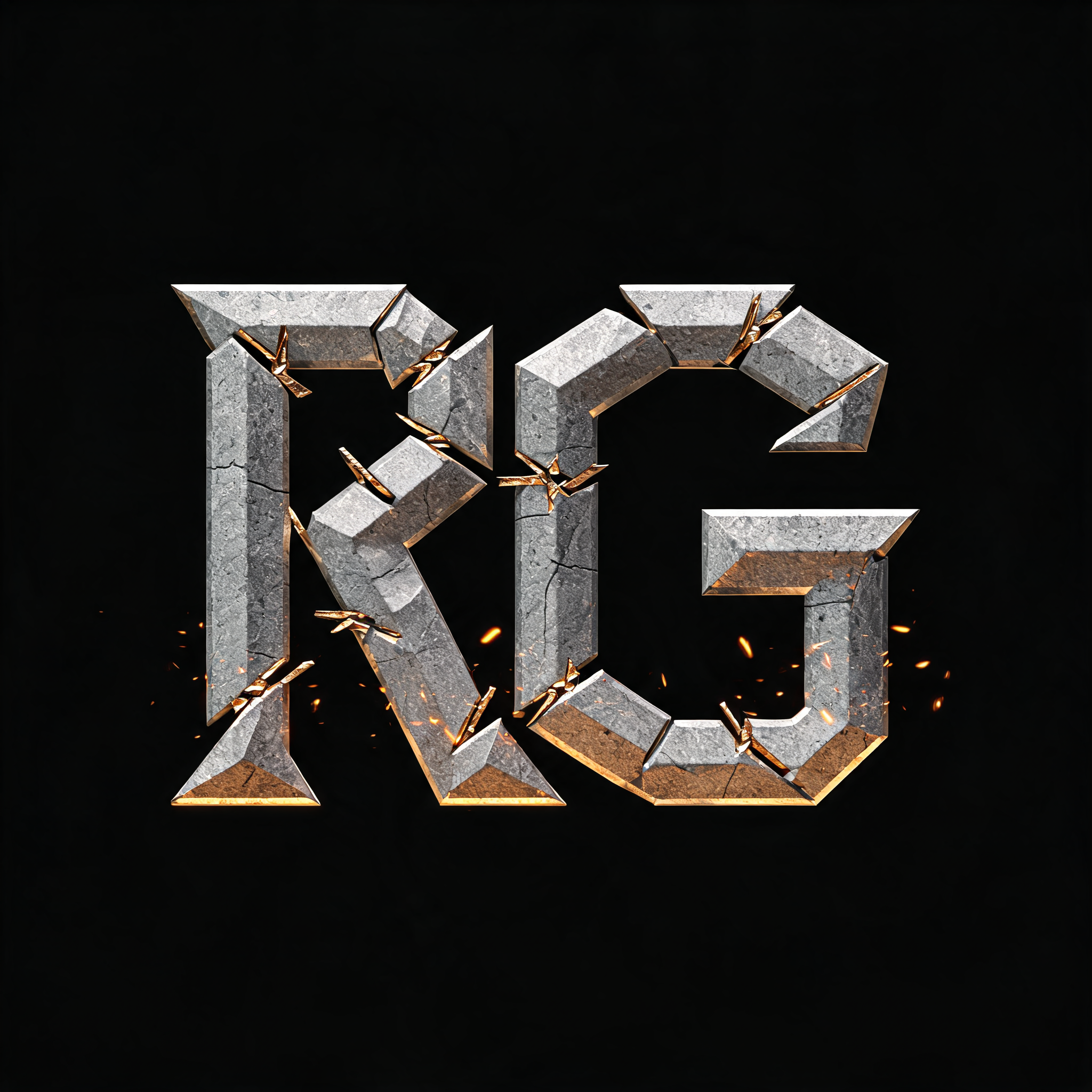 "RG" — Viking | AI Text Effect Generator