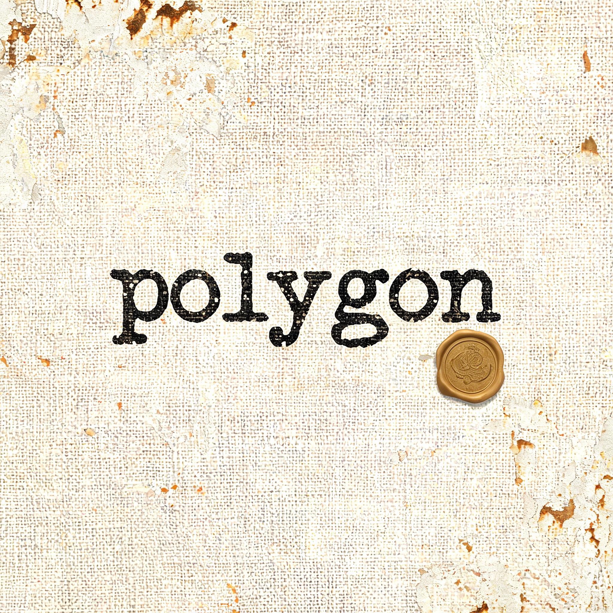 "polygon" — Vintage | AI Text Effect Generator