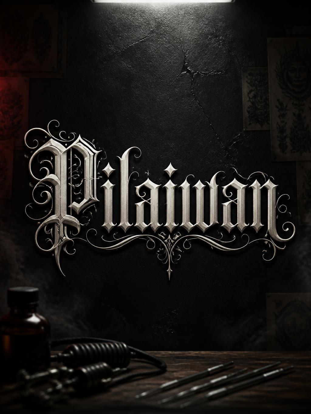 "Pilaiwan" —  | AI Text Effect Generator