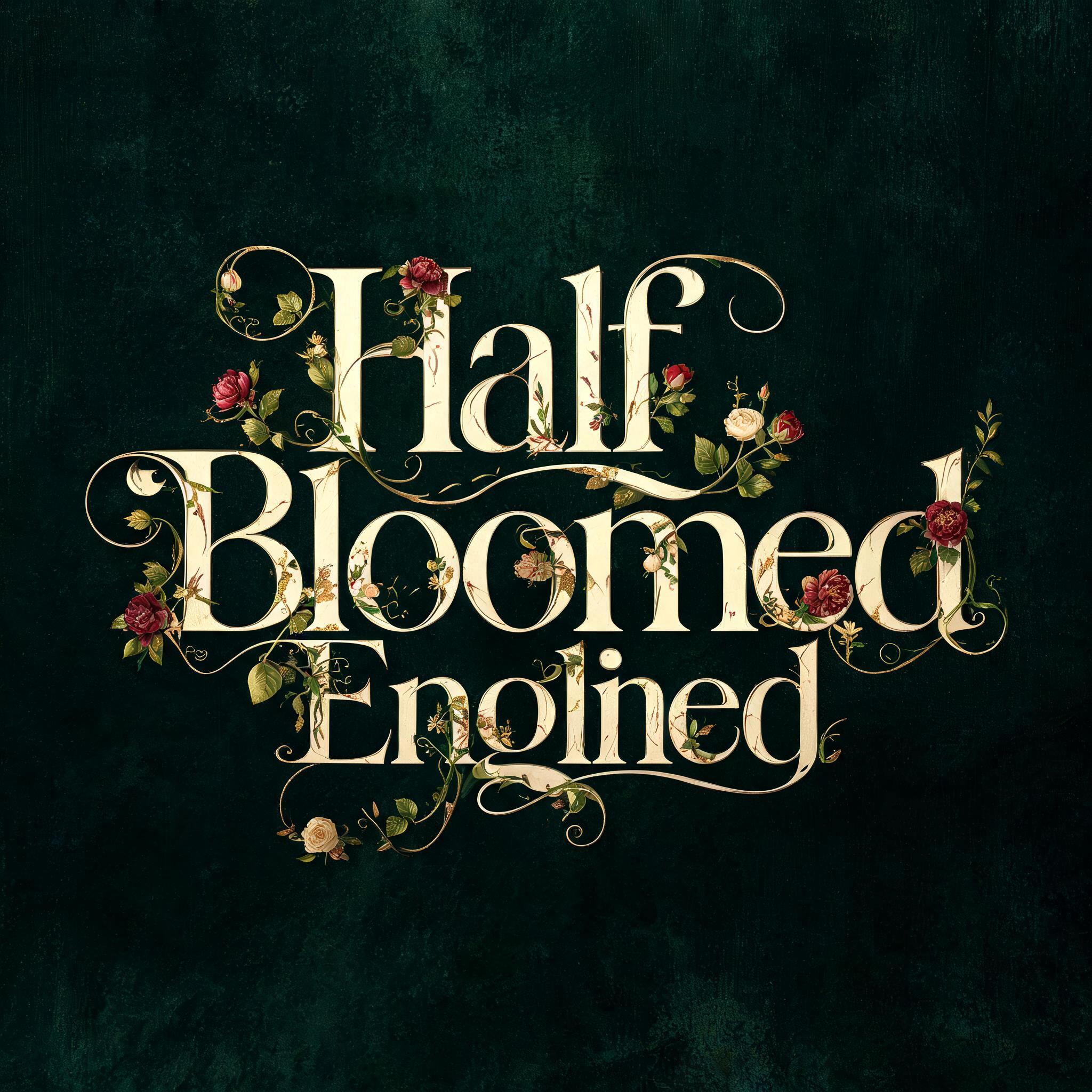 "“Half Bloomed”" — Floral | AI Text Effect Generator