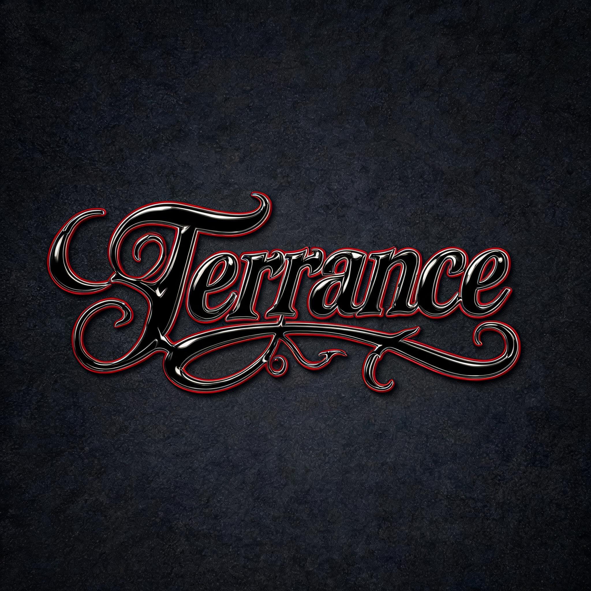 "Terrance" — Chicano | AI Text Effect Generator