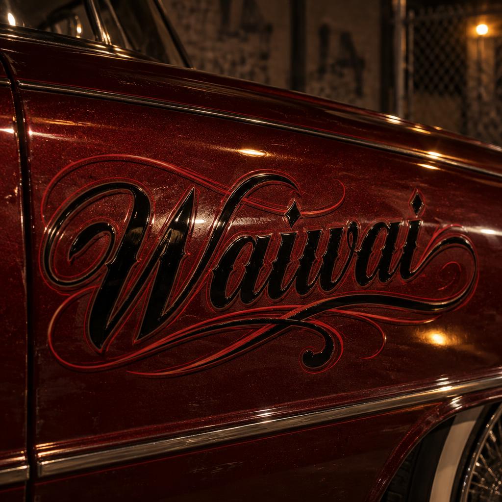 "Waiwai" — Chicano | AI Text Effect Generator