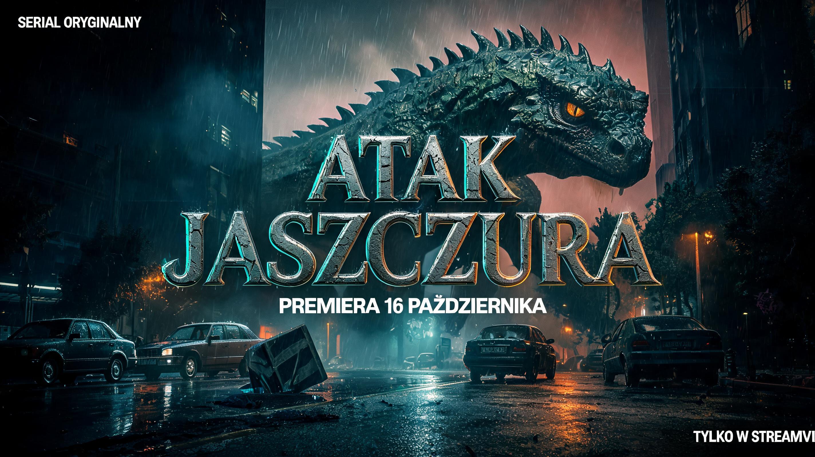 ATAK
JASZCZURA
SERIAL ORYGINALNY
PREMIERA 16 PAŹDZIERNIKA
TYLKO W STREAMVIBE