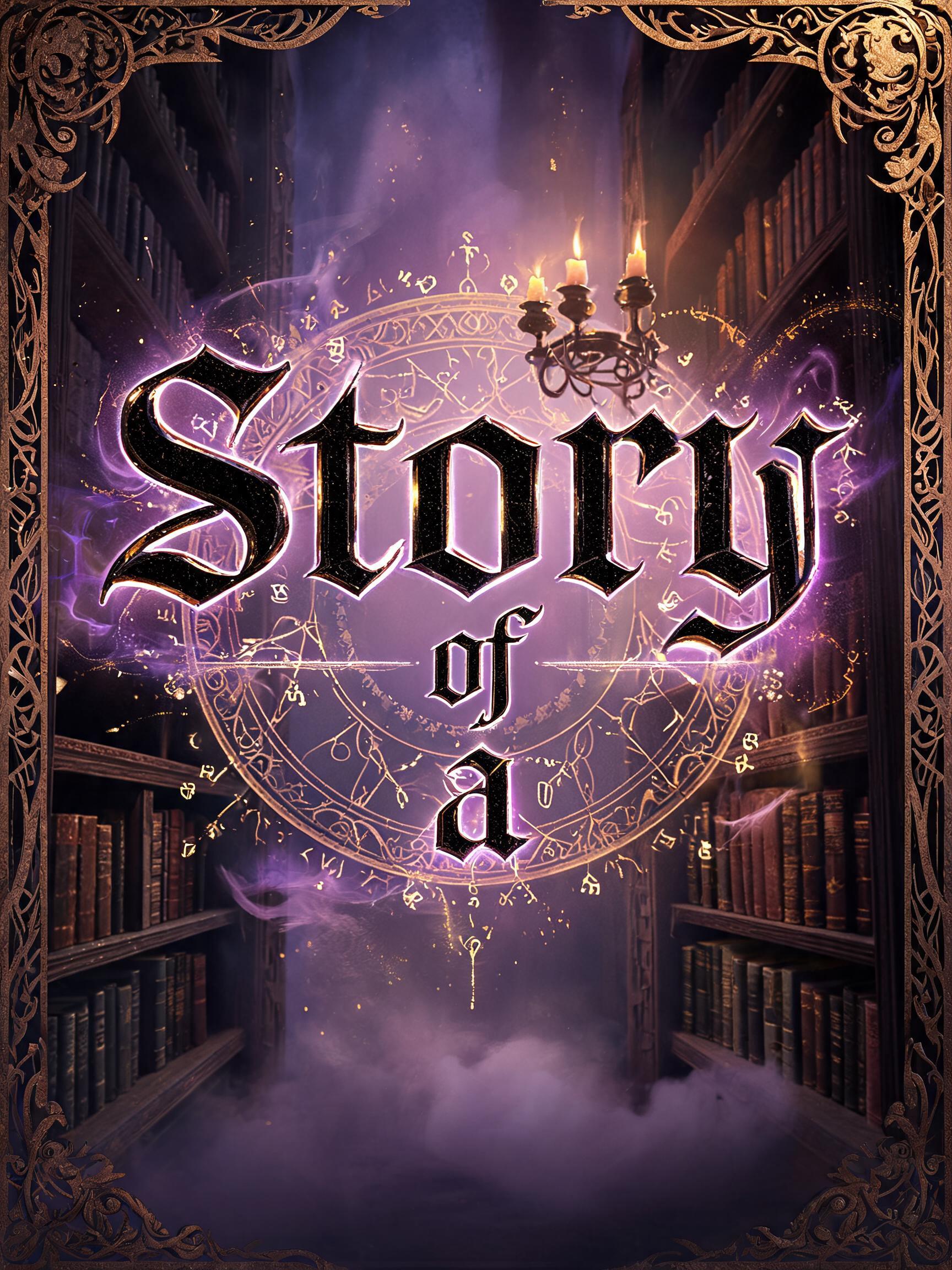 "Story of a" — Magic Fantasy | AI Text Effect Generator