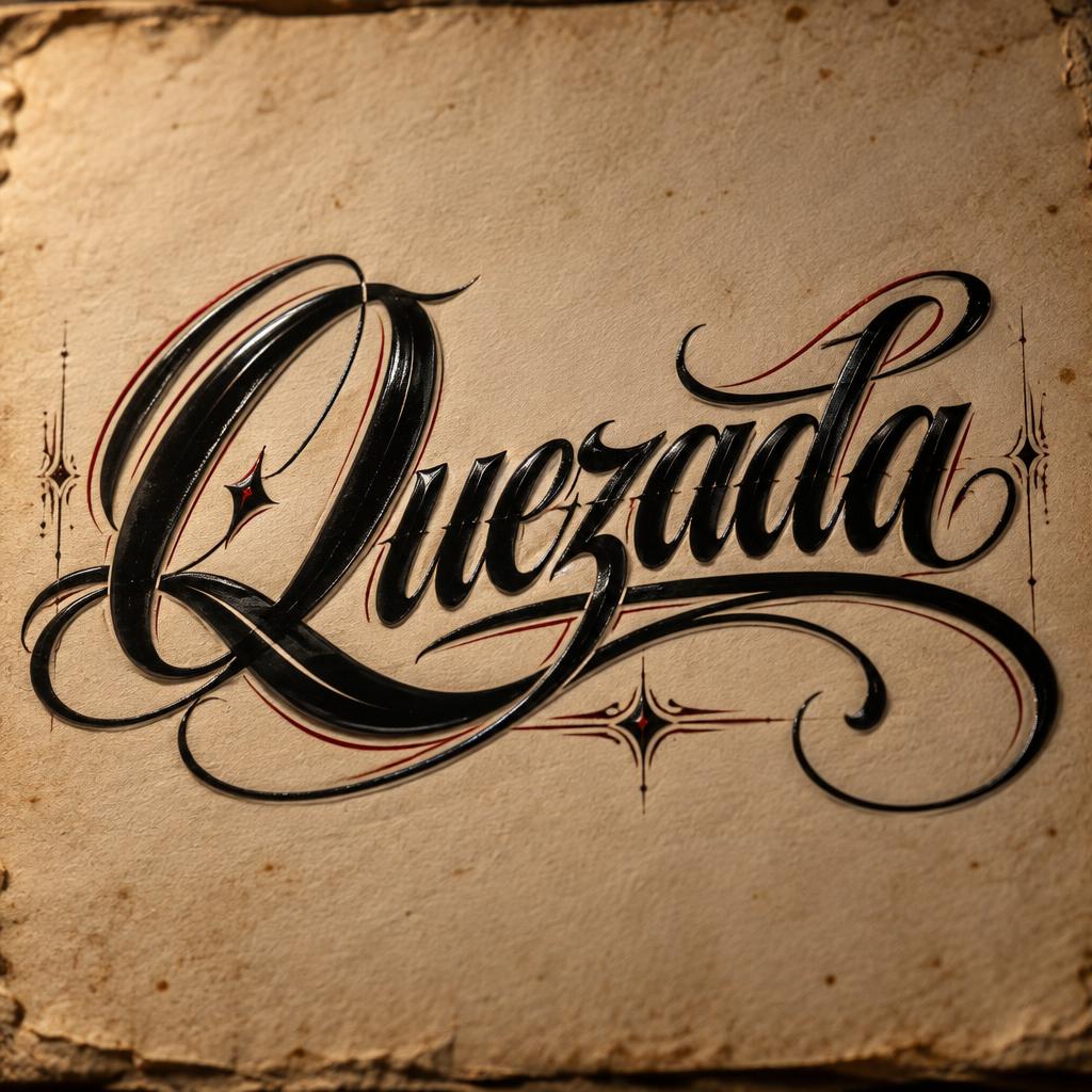 "Quezada" — Chicano | AI Text Effect Generator