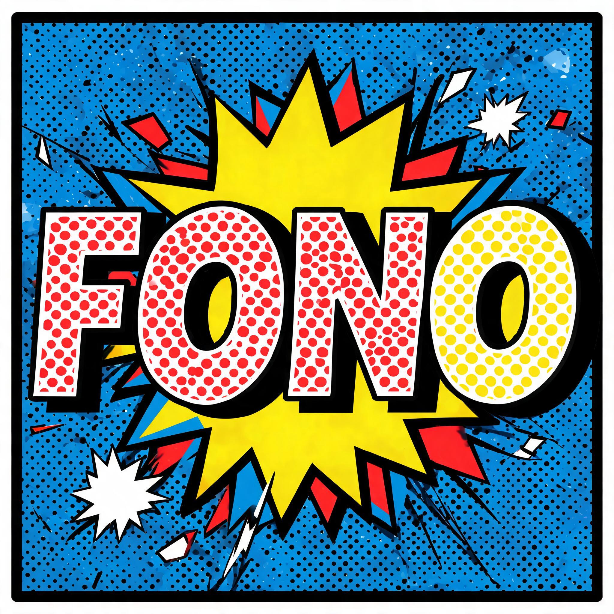 "FONO" — Pop Art | AI Text Effect Generator