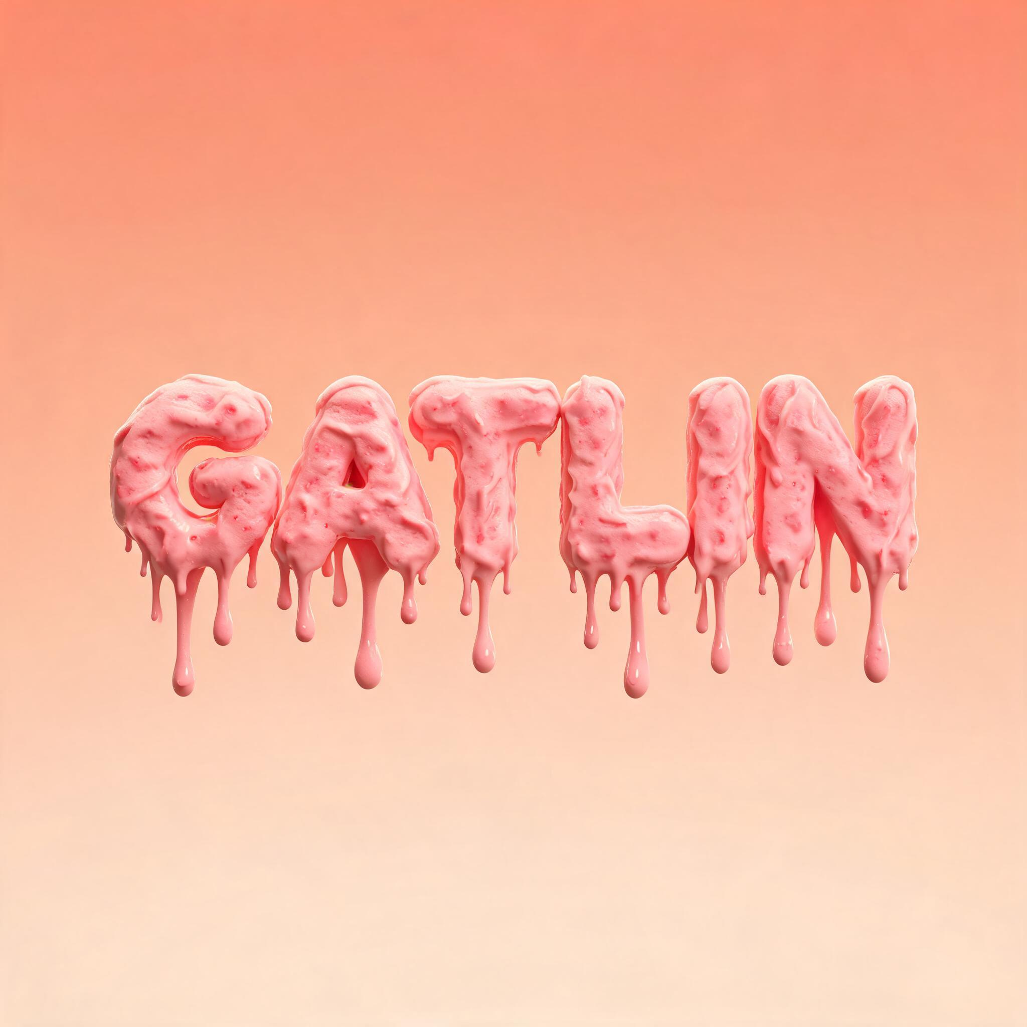 "Gatlin" — Drip Font Ice | AI Text Effect Generator