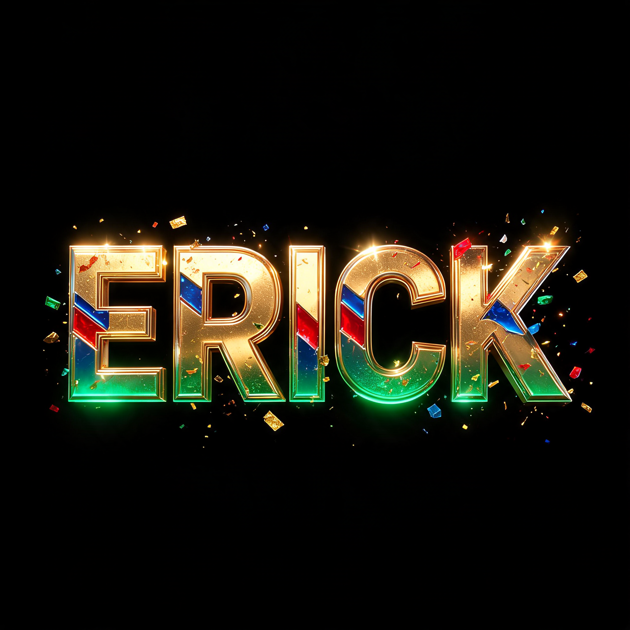 "ERICK" — Sports Football | AI Text Effect Generator