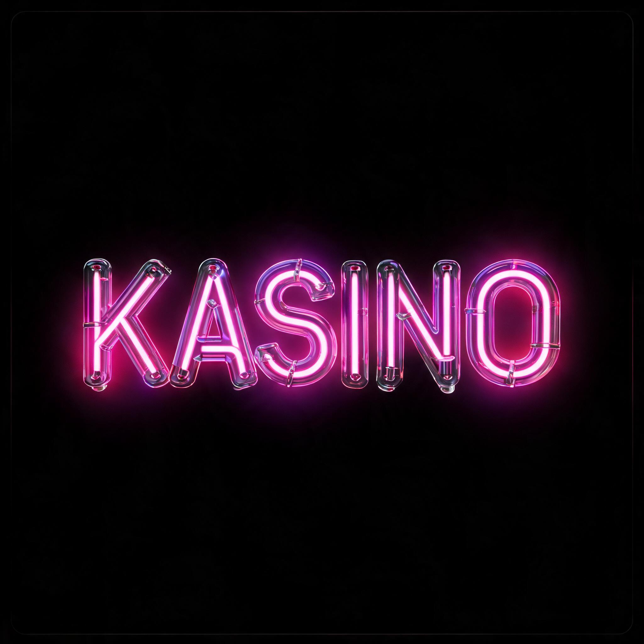 "KASINO" — Neon Sign | AI Text Effect Generator