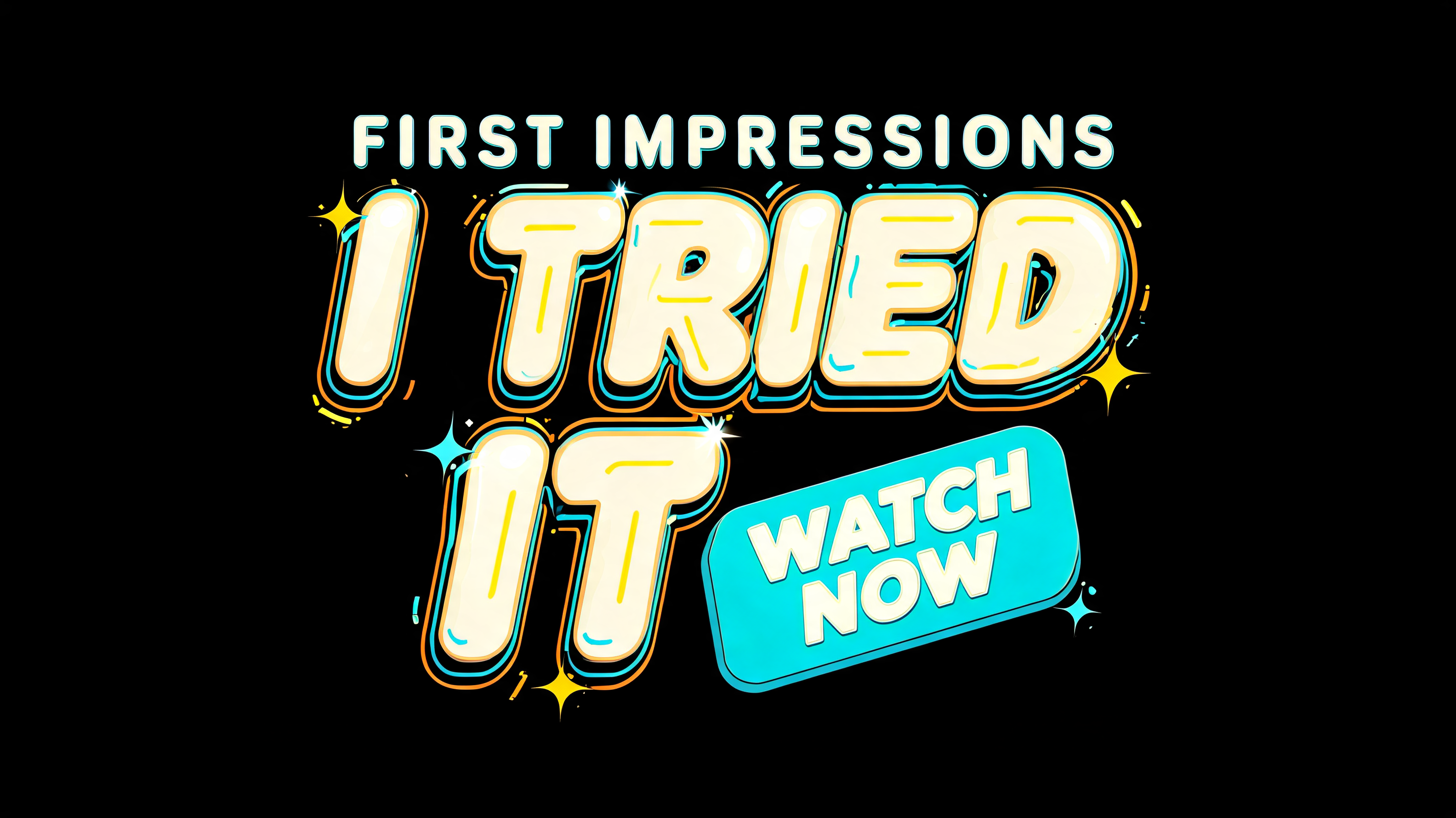 "I TRIED IT
FIRST IMPRESSIONS
WATCH NOW" — Cinematic Youtube Creator | AI Text Effect Generator
