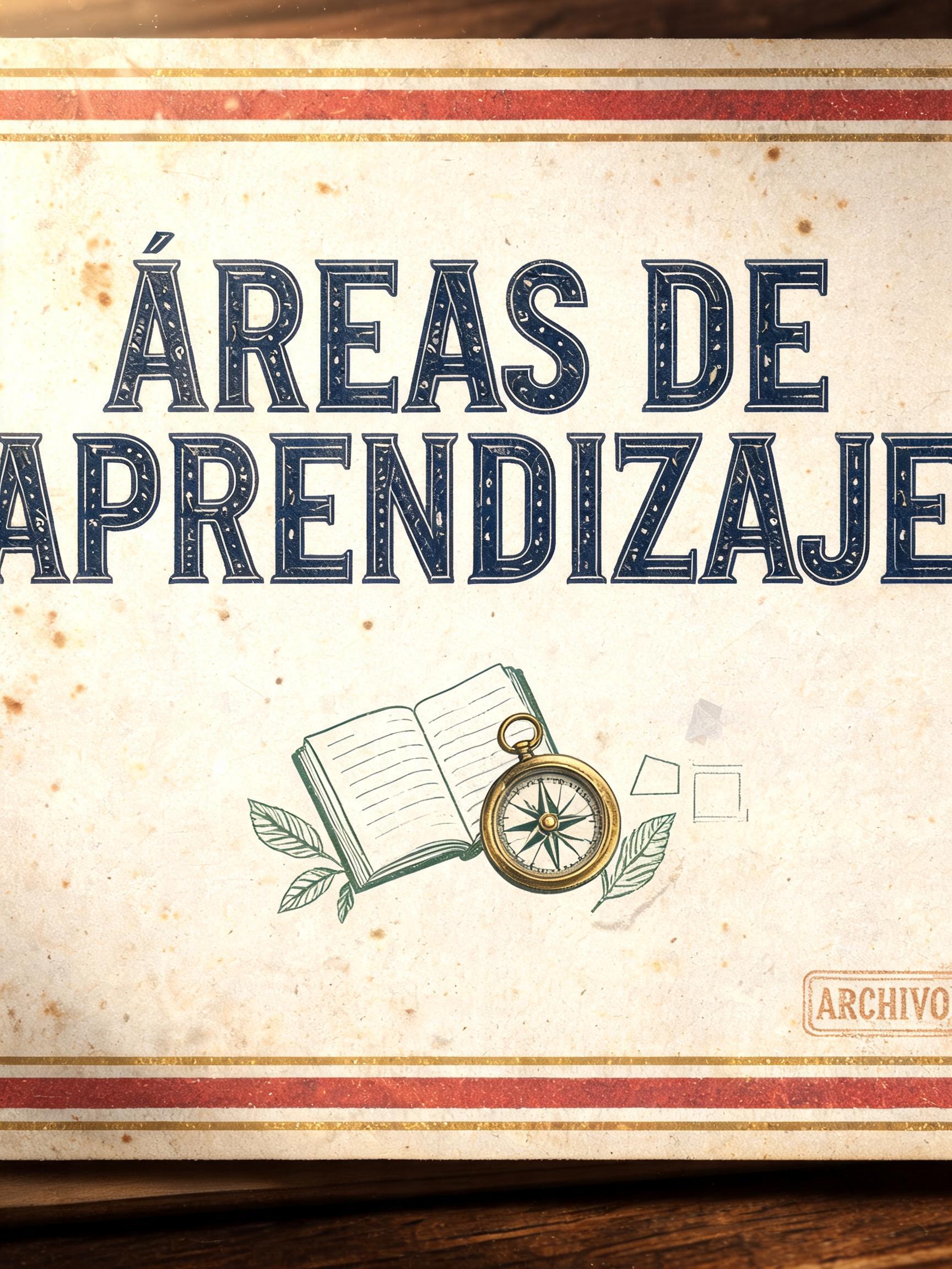 "ÁREAS DE APRENDIZAJE" — Vintage | AI Text Effect Generator