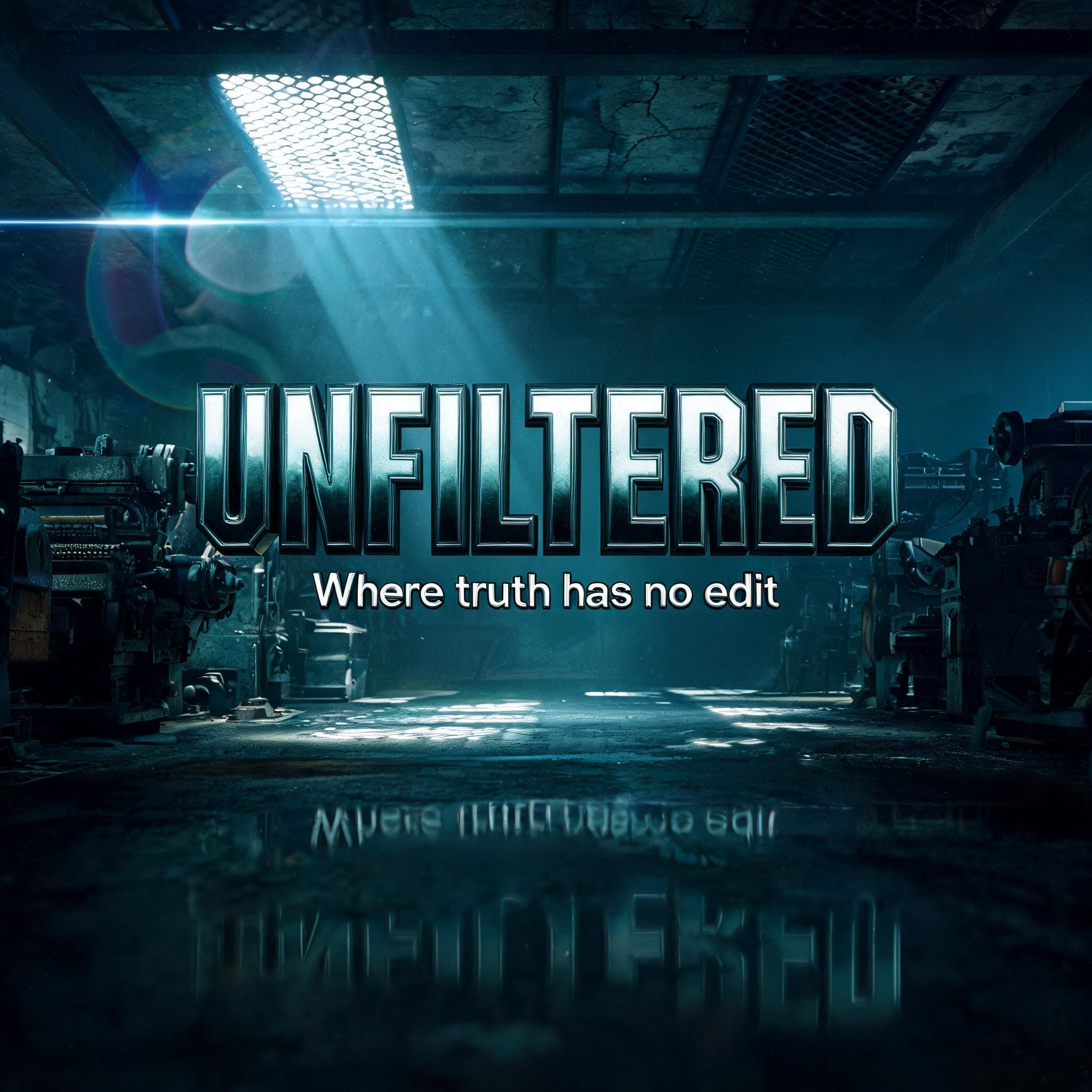 "UNFILTERED
Where truth has no edit" — Cinematic Netflix | AI Text Effect Generator