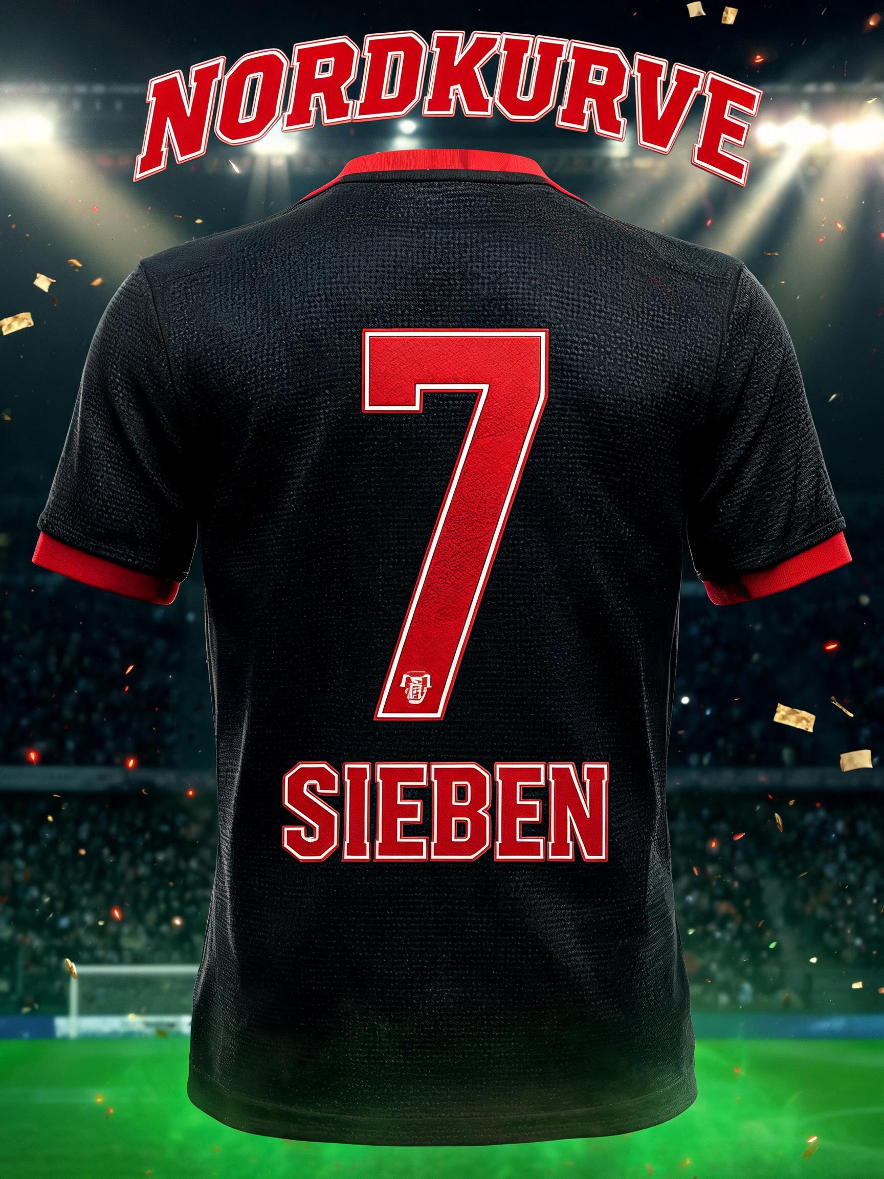 "NORDKURVE
7
SIEBEN" — Sports Football | AI Text Effect Generator