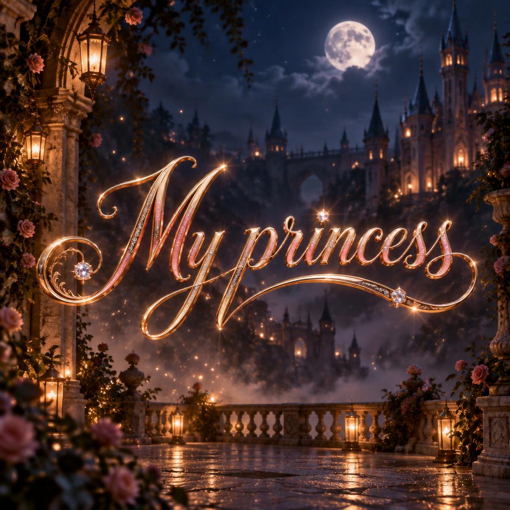 "My princess" — Fairy Tale | AI Text Effect Generator