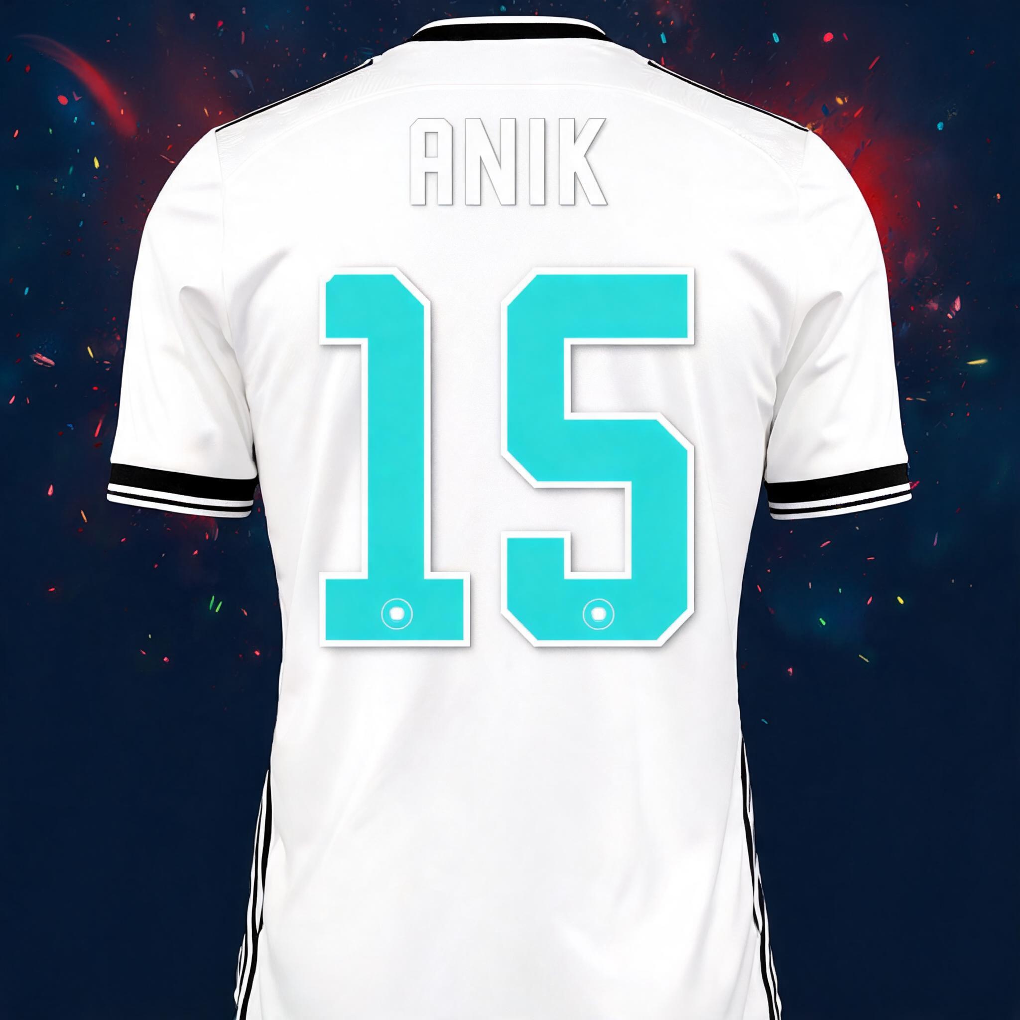"Anik
15" — Sports Football | AI Text Effect Generator