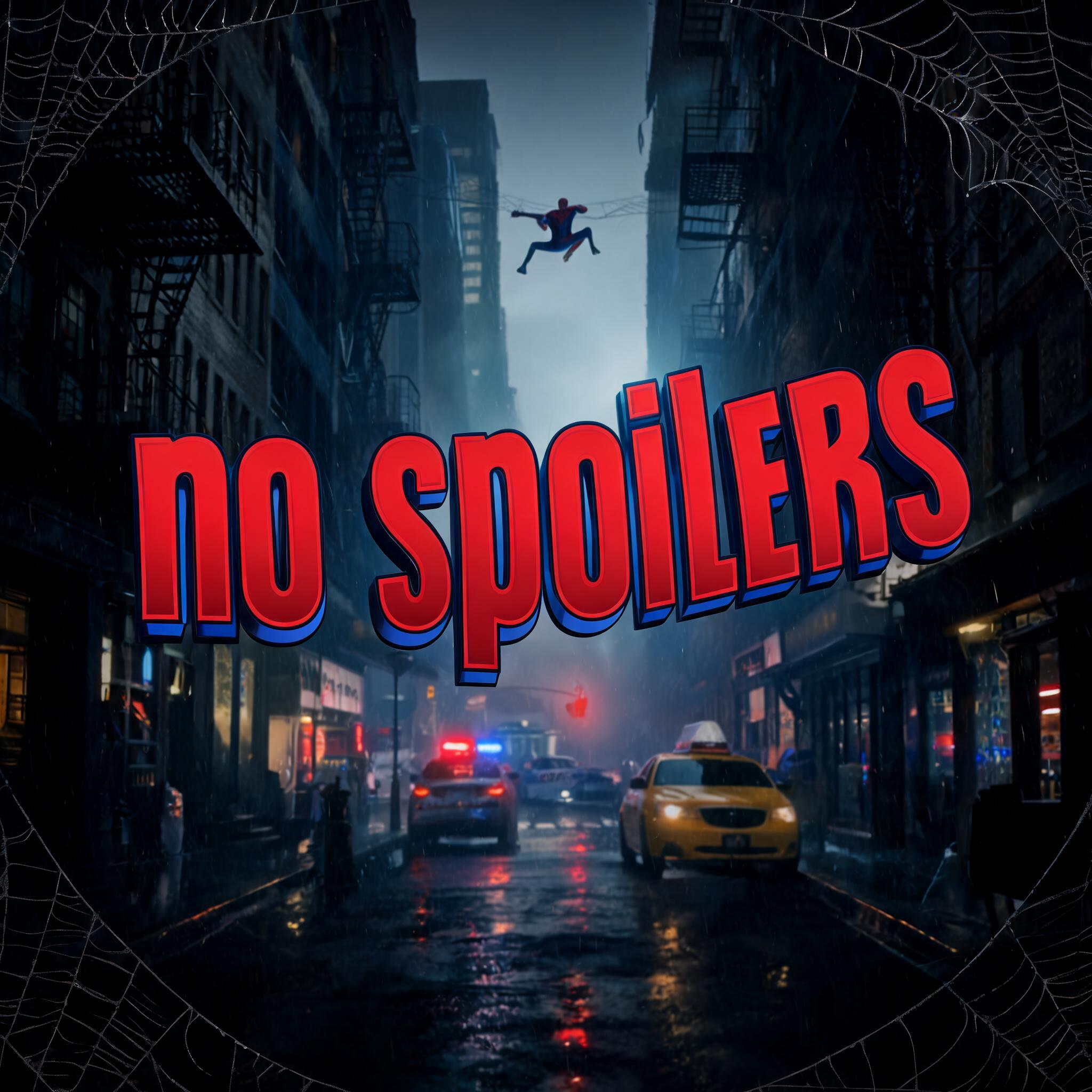 "no spoilers" — Spider Hero | AI Text Effect Generator