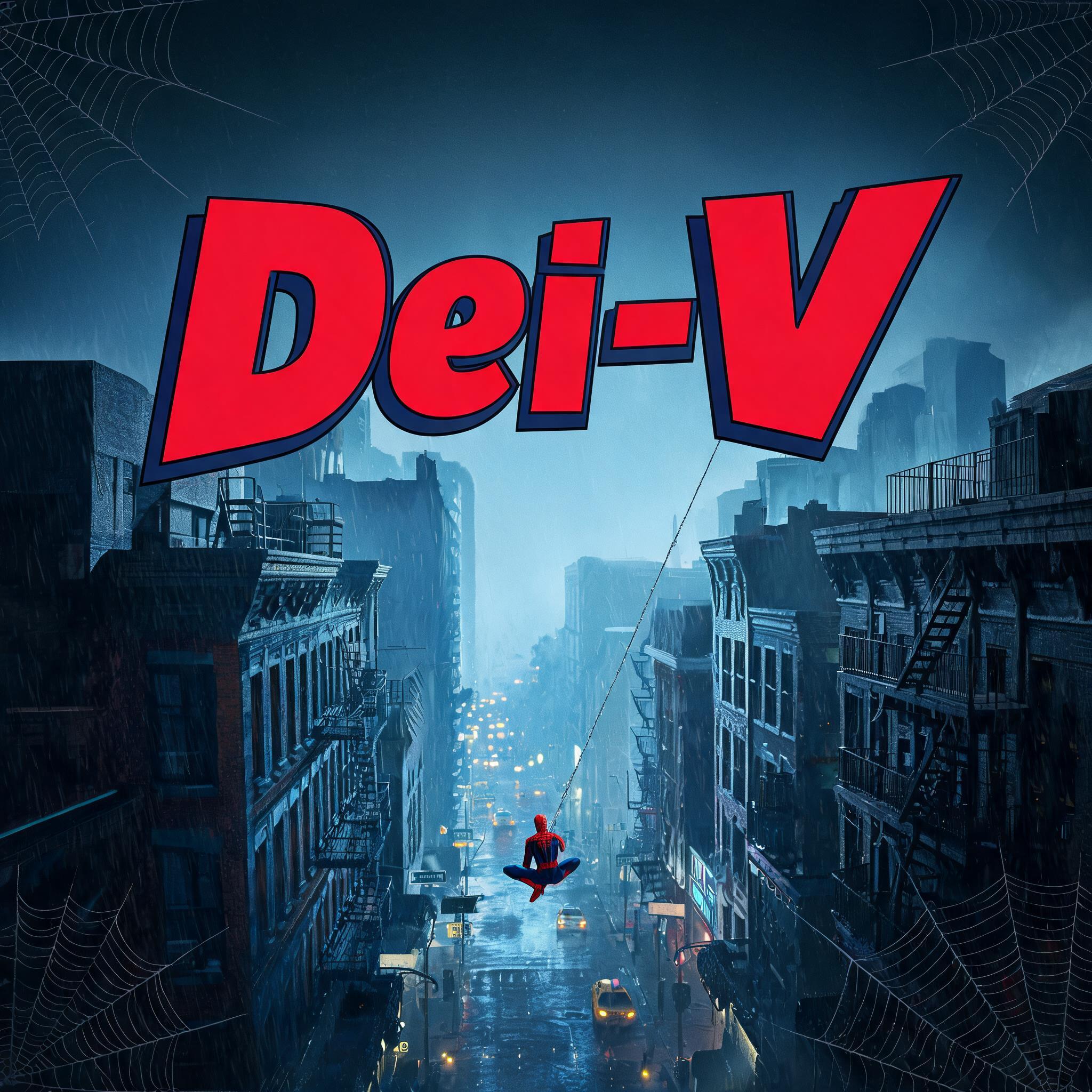 "Dei-V" — Spider Hero | AI Text Effect Generator