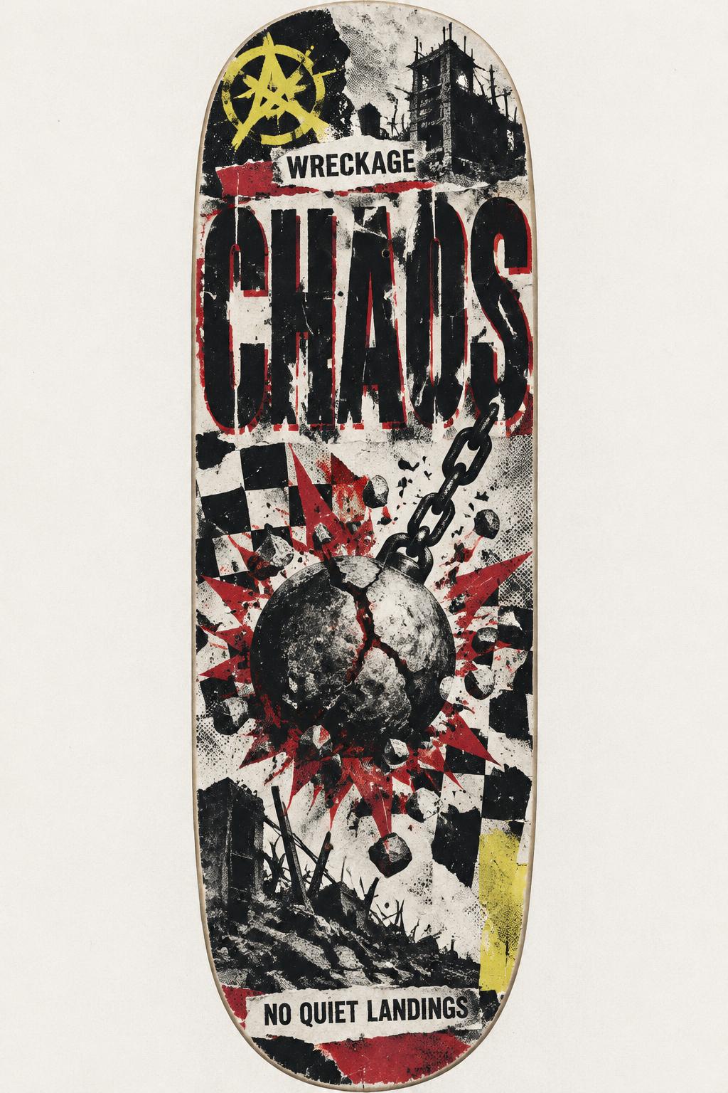 CHAOS
WRECKAGE
NO QUIET LANDINGS