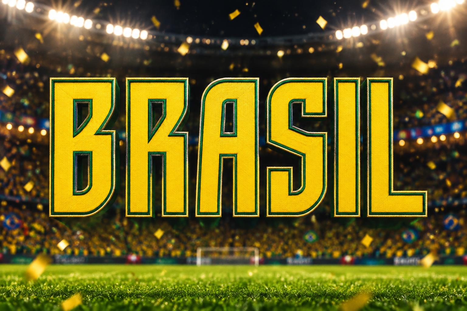 BRASIL — Sports Football Text Effect | FontVibe