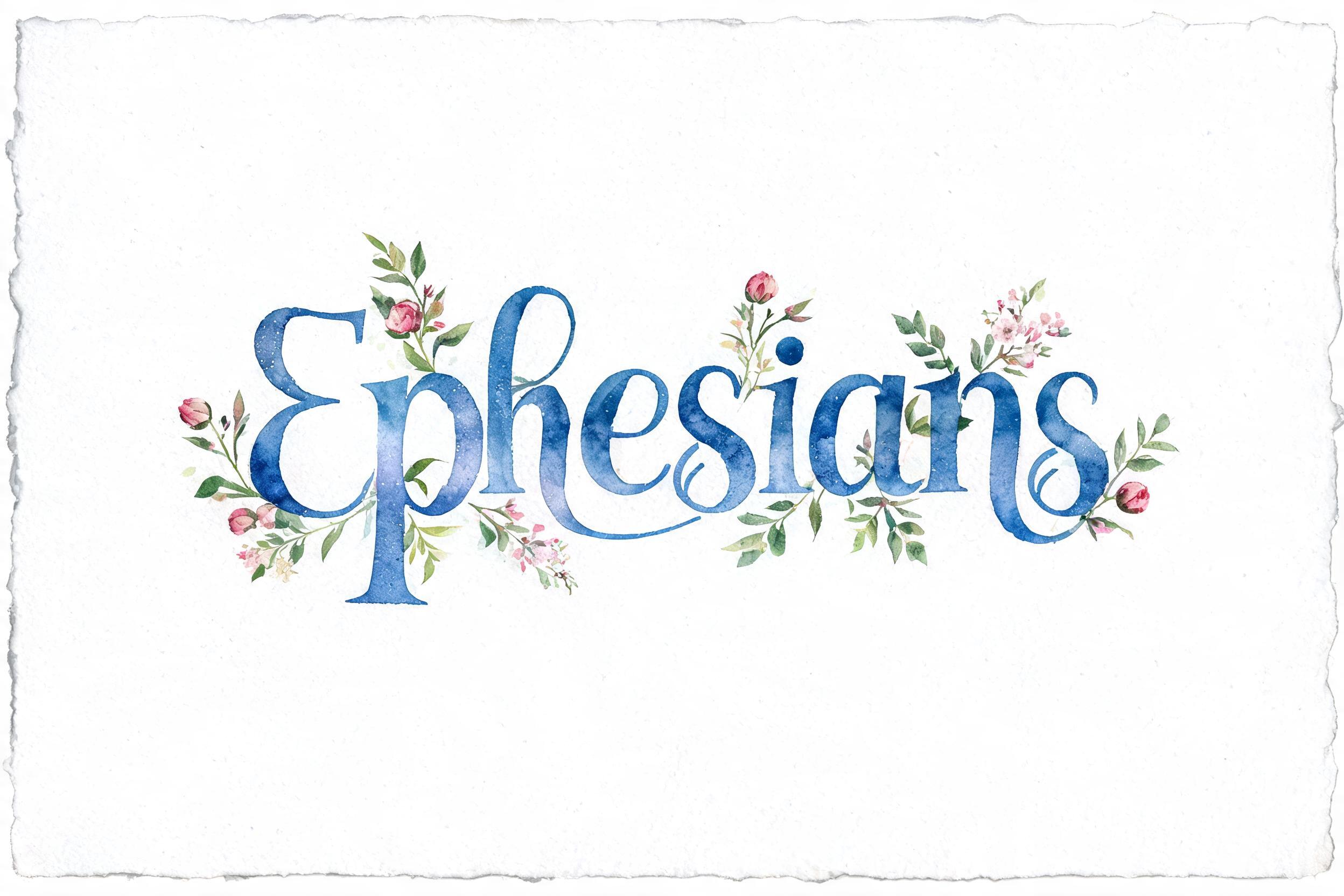 "Ephesians" — Watercolor | AI Text Effect Generator