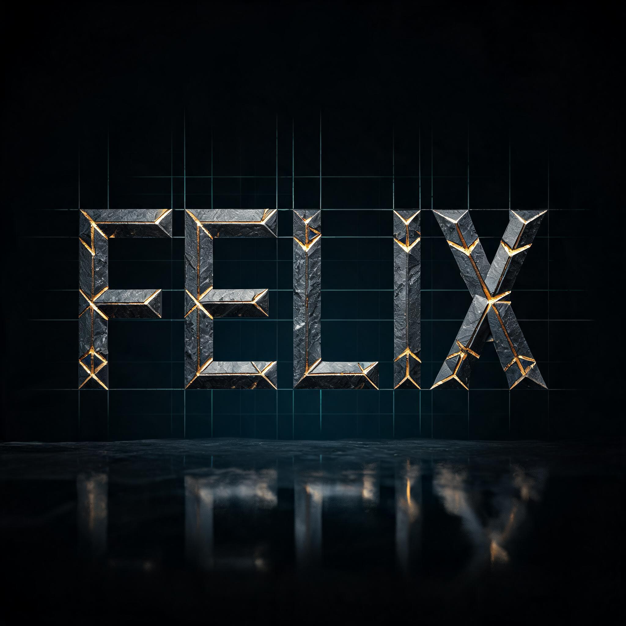 "Felix" — Viking Runic | AI Text Effect Generator