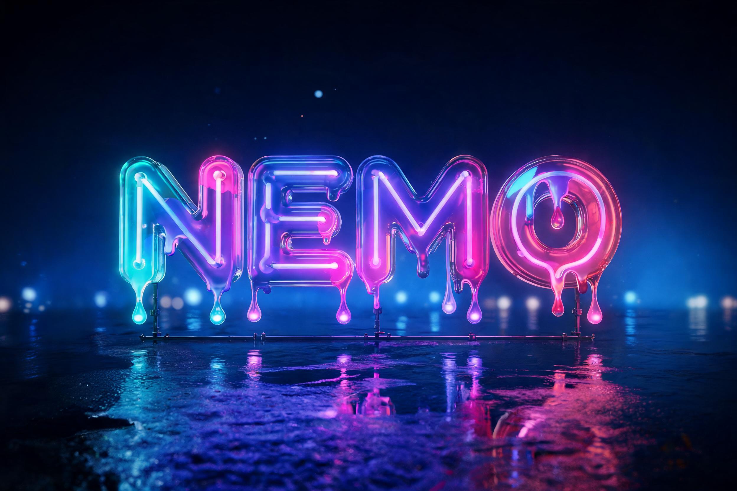 "Nemo" — Neon Glow | AI Text Effect Generator