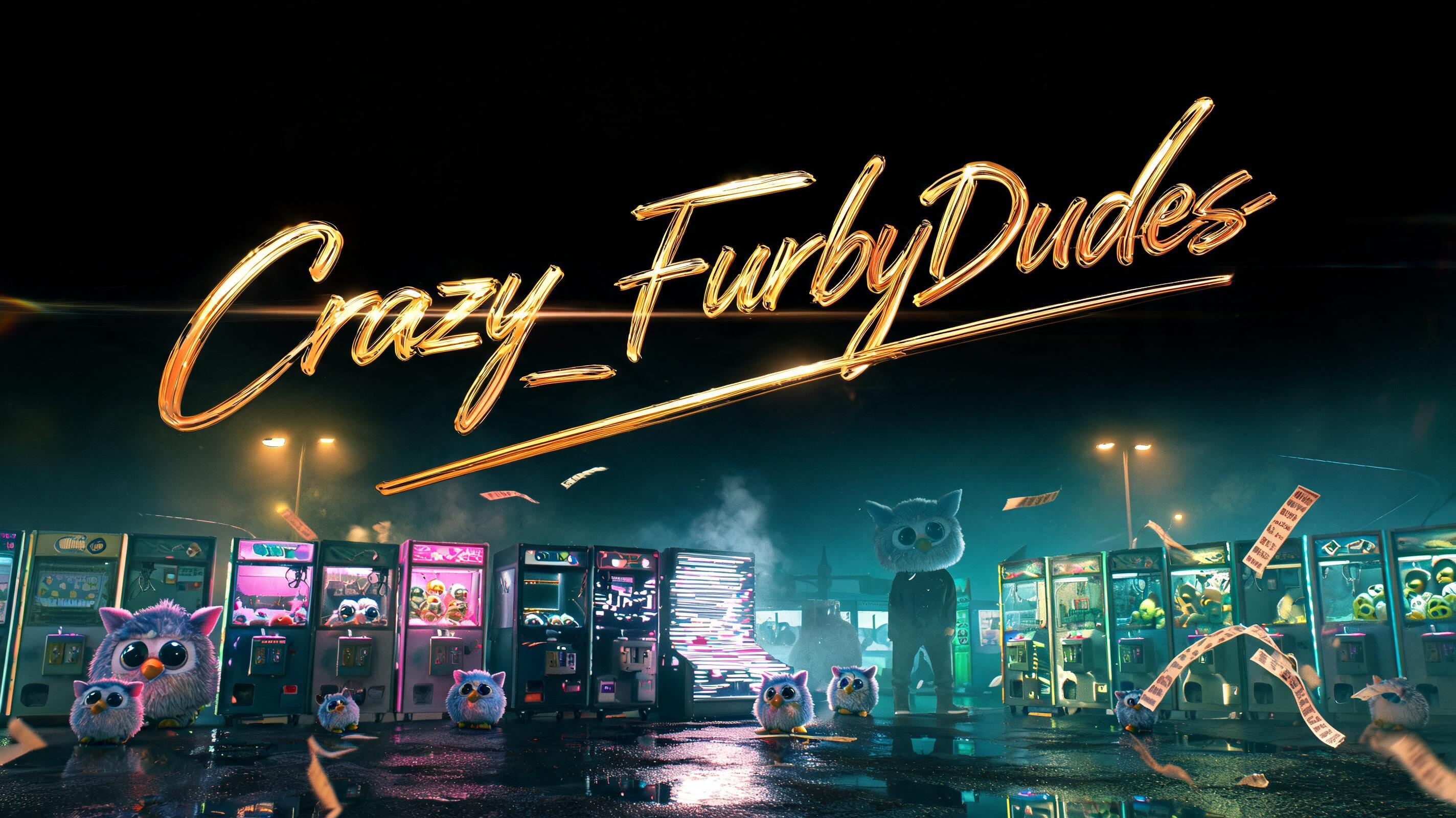 "Crazy_FurbyDudes" — Cinematic | AI Text Effect Generator