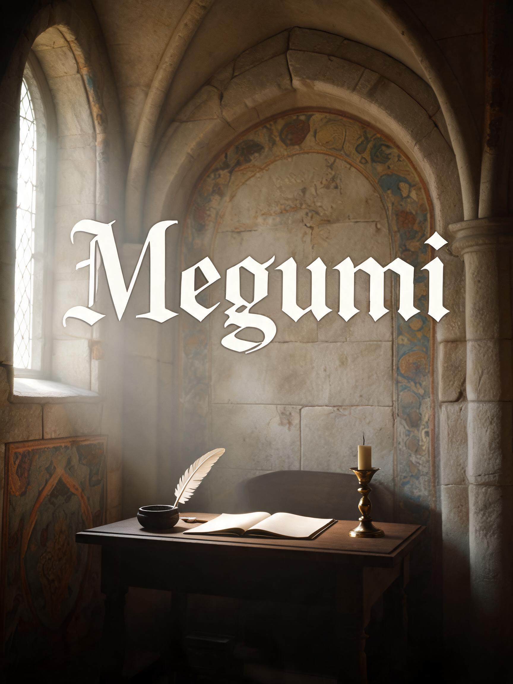 "Megumi" —  | AI Text Effect Generator